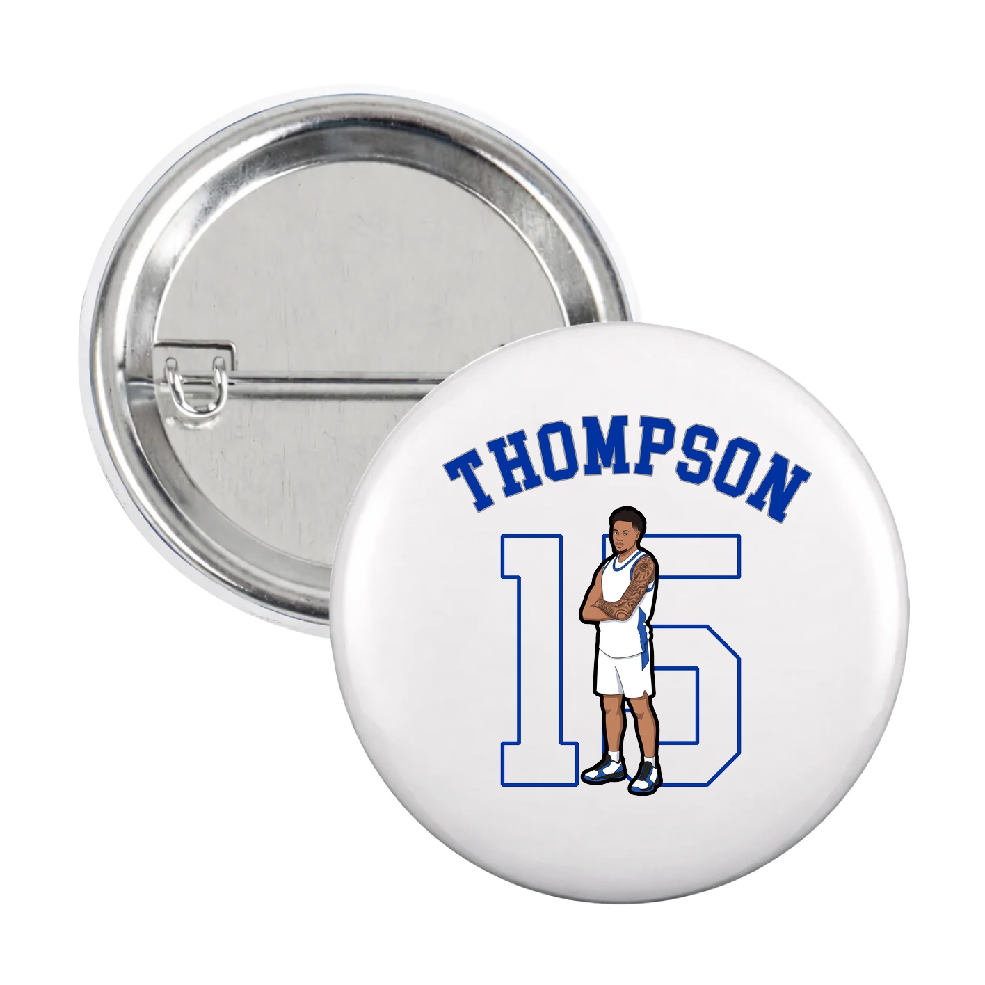 Game Day Button — Shirsey Arch in White