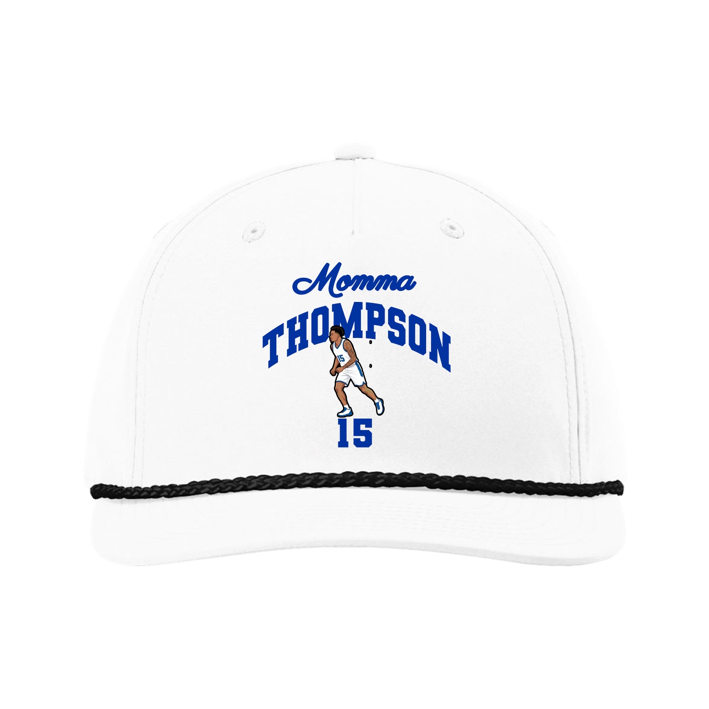 Five-Panel Classic Rope Cap — Mothers Day Arch in White