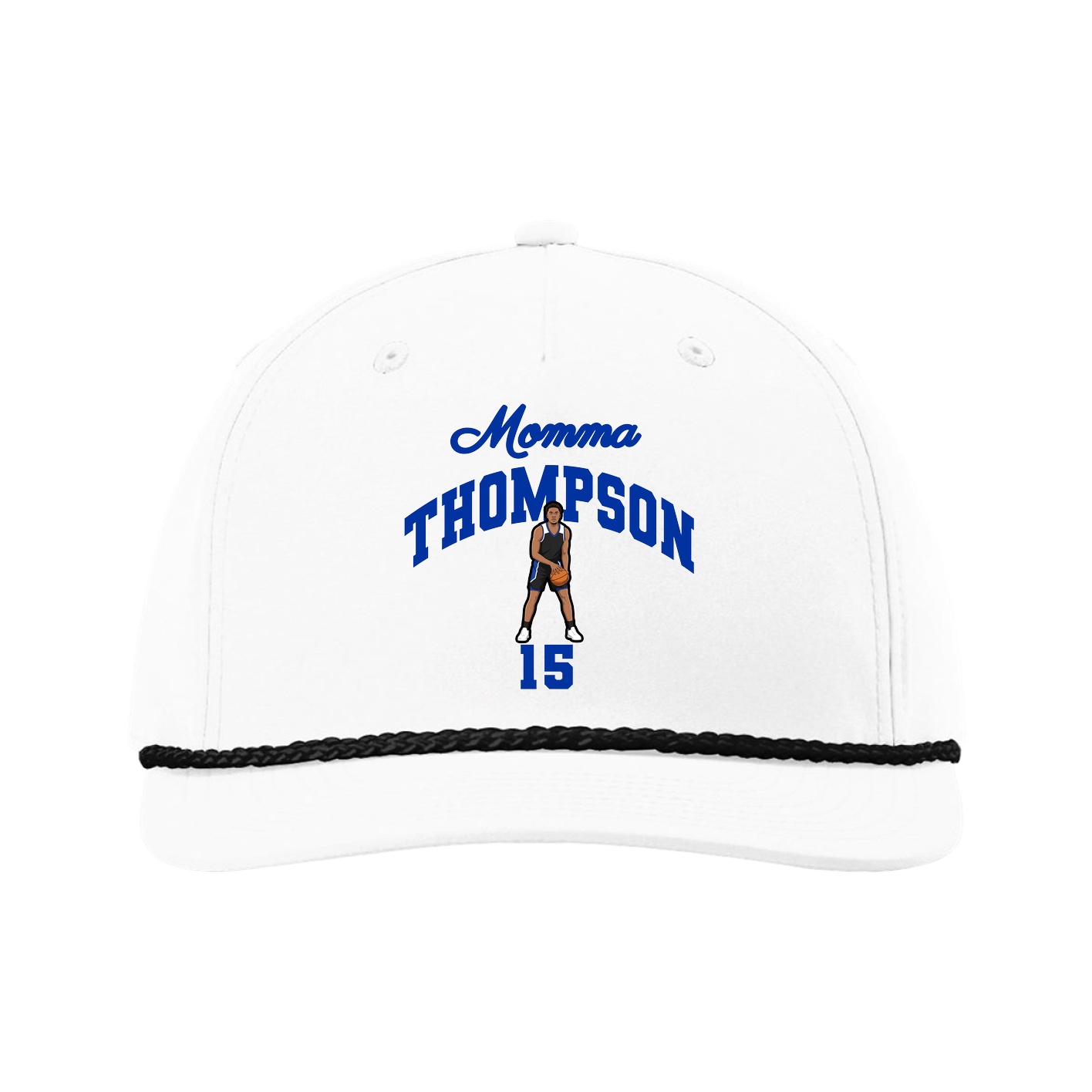 Five-Panel Classic Rope Cap — Mothers Day Arch in White