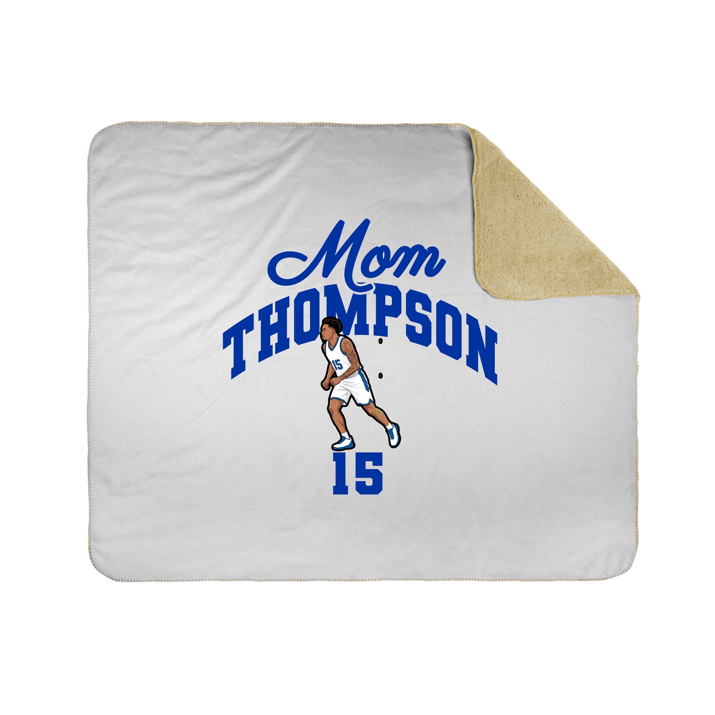 Throw Blanket — Mothers Day Arch in White