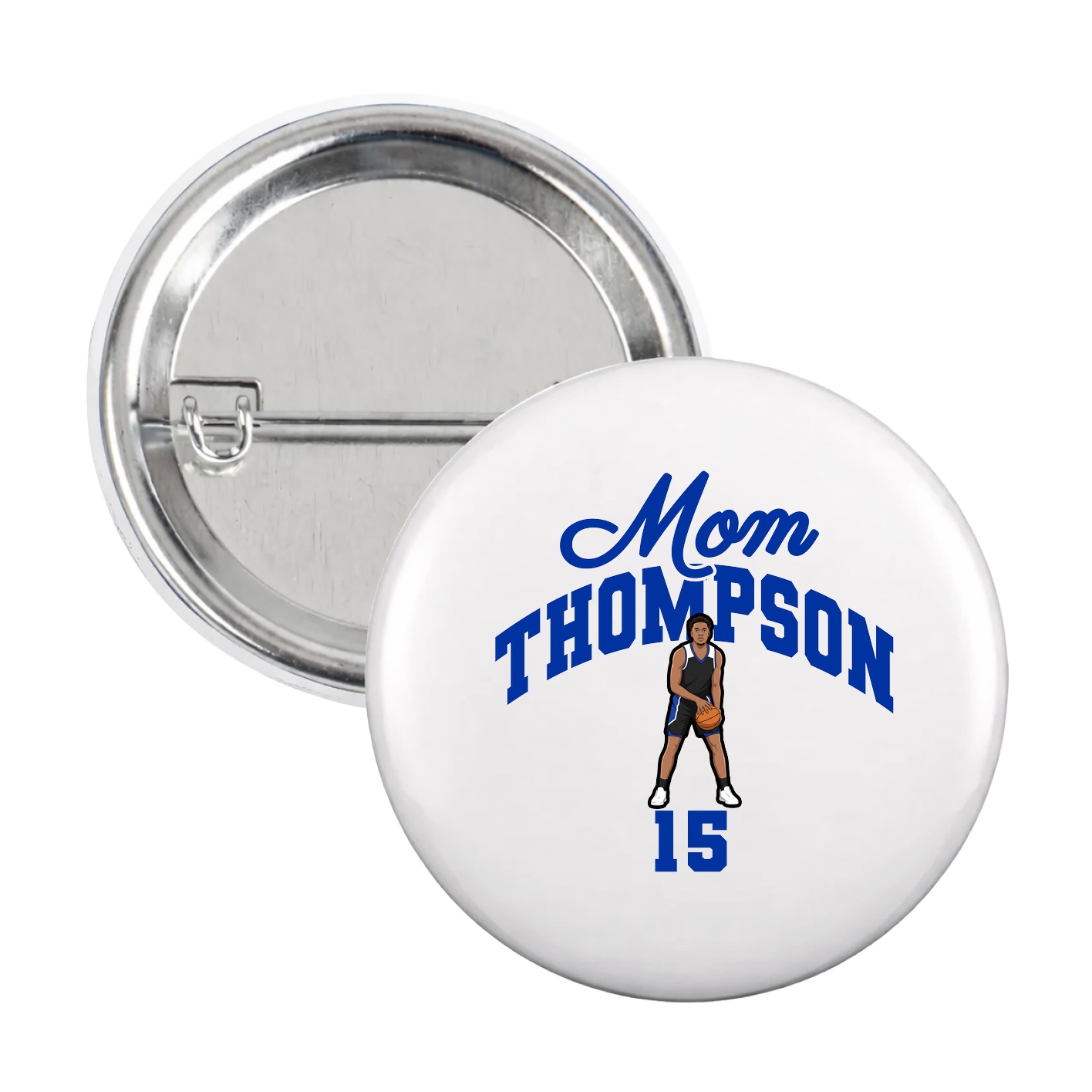 Game Day Button — Mothers Day Arch in White