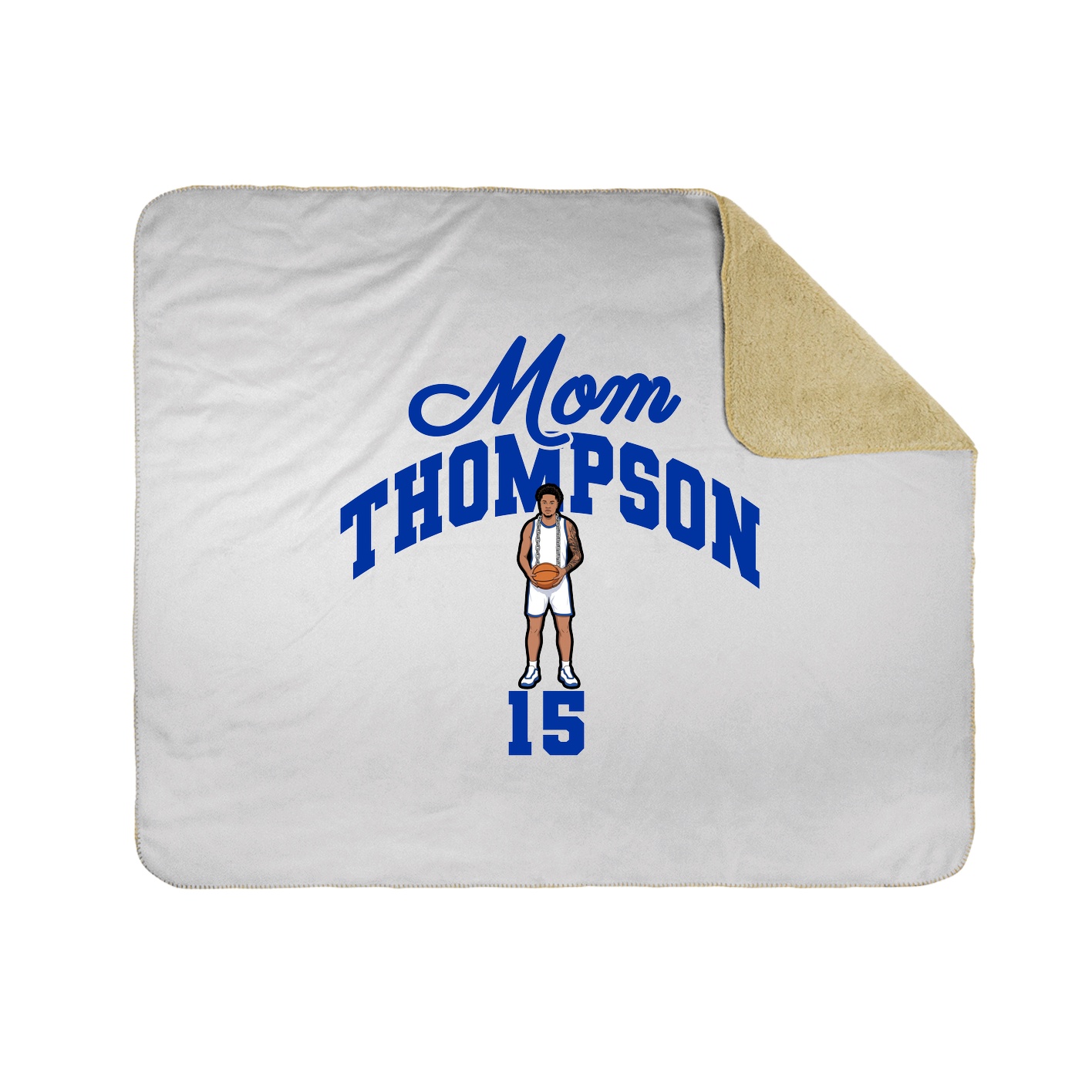 Throw Blanket — Mothers Day Arch in White