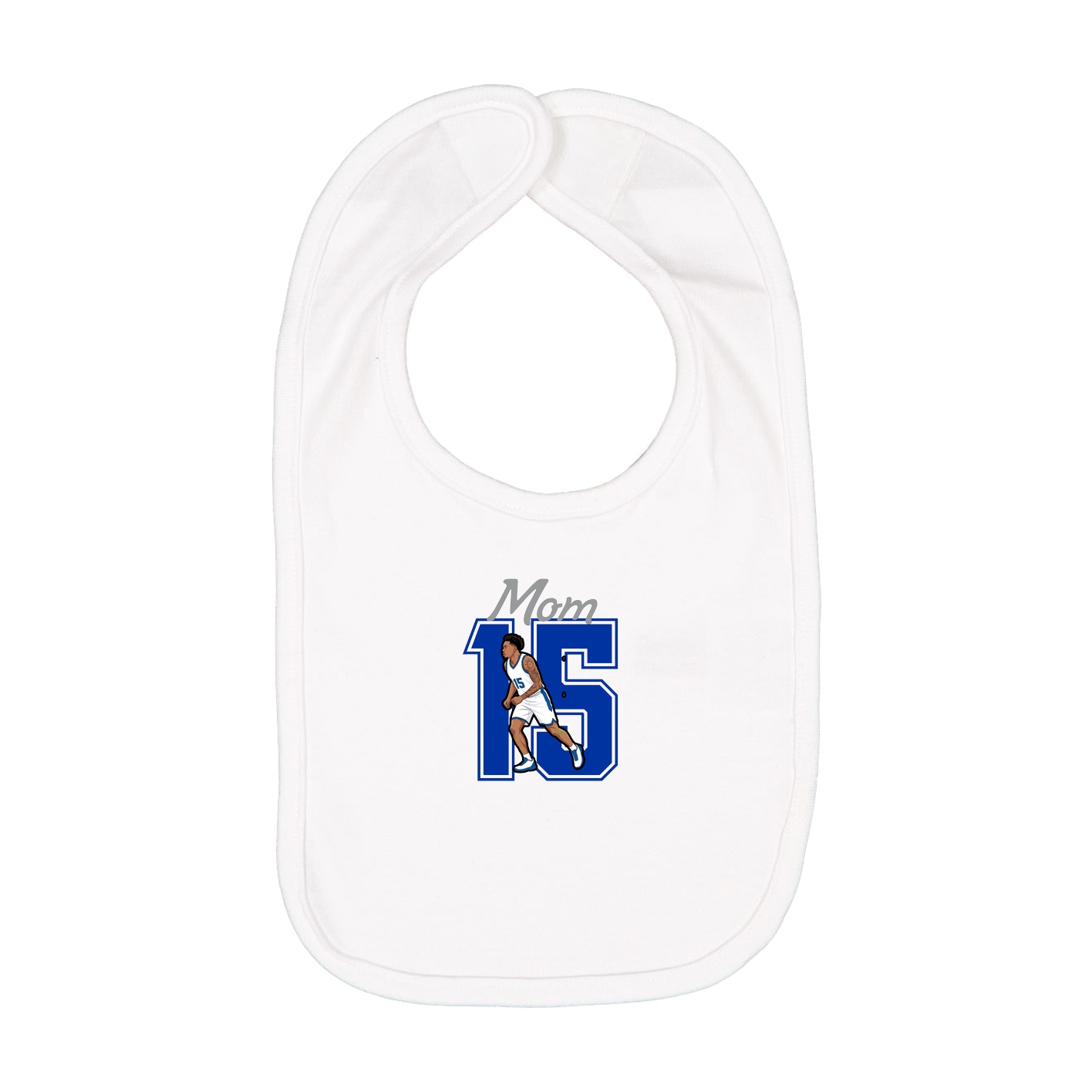 Infant Bib — Mothers Day Shirsey in White