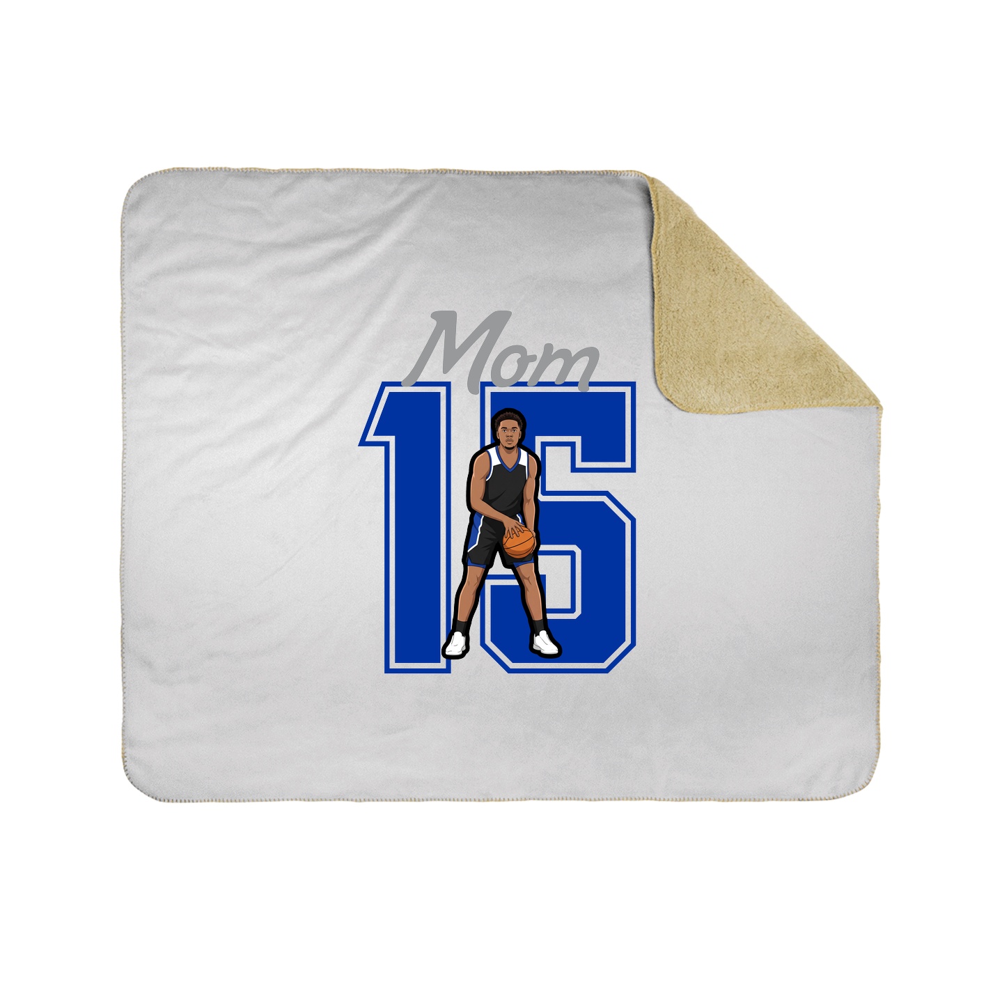 Throw Blanket — Mothers Day Shirsey in White