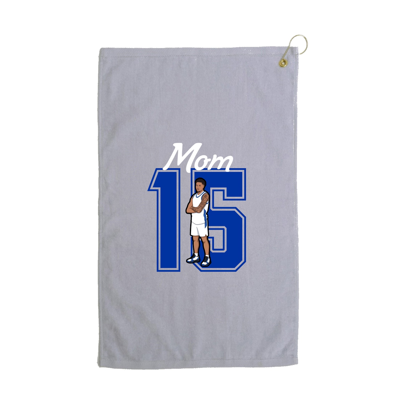 Golf Towel — Mothers Day Shirsey in Grey