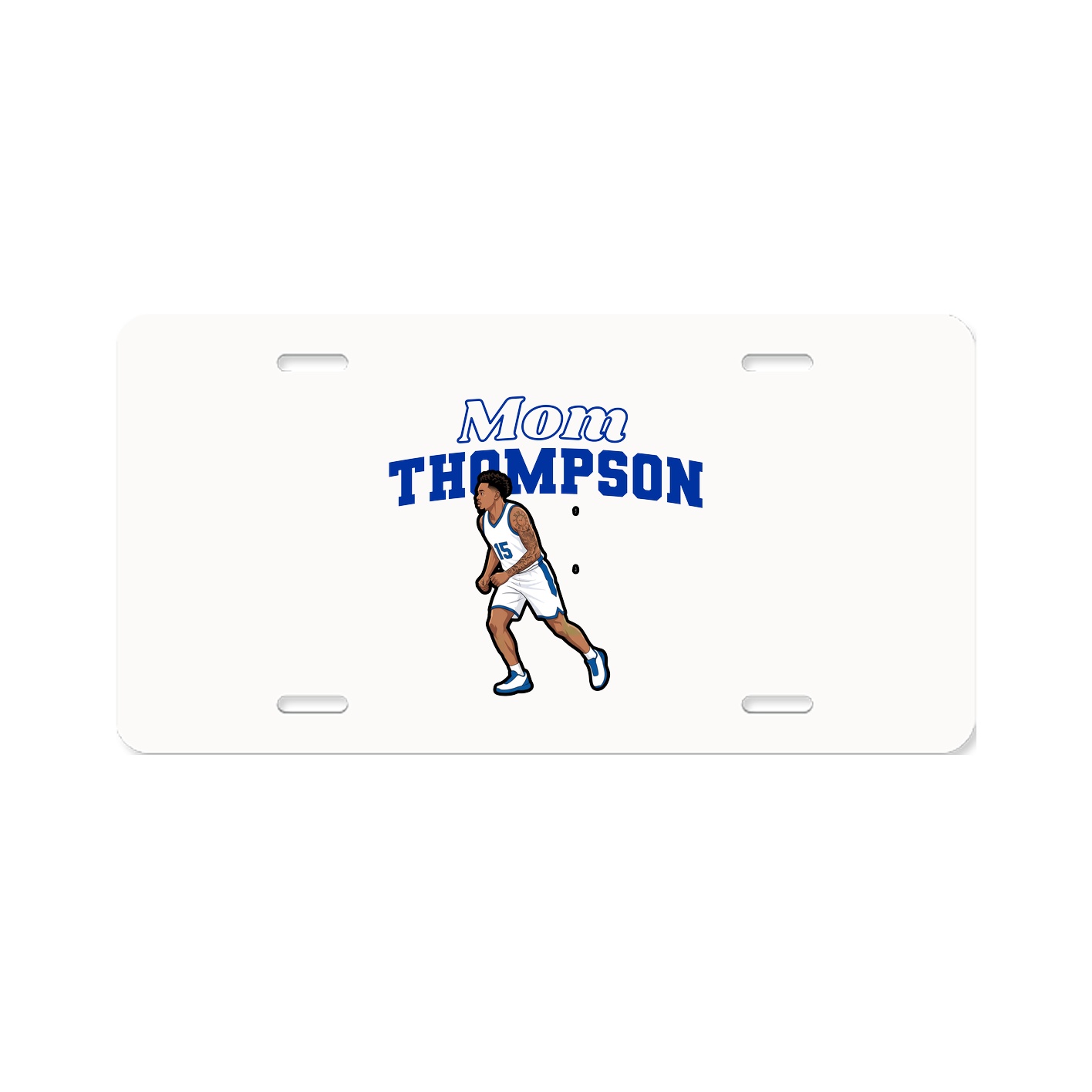 License Plate — Mothers Day Block in Classic