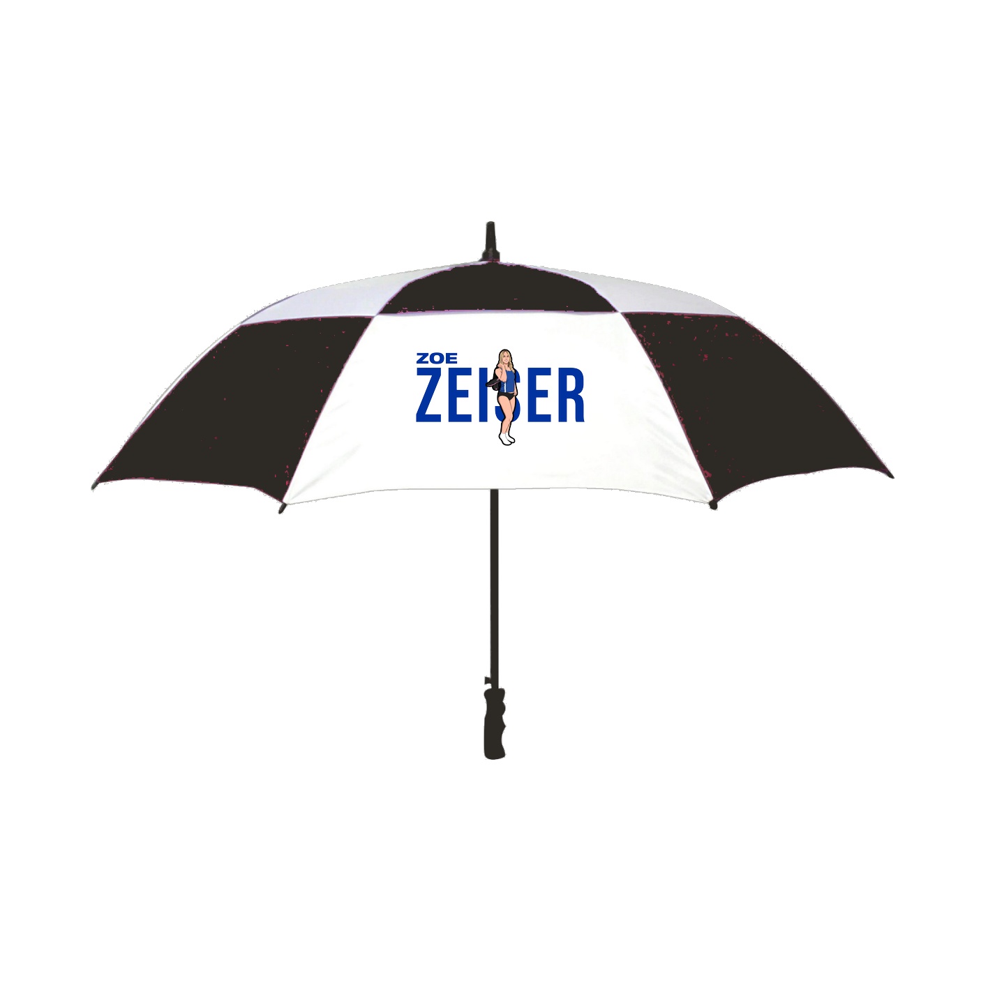 Golf Umbrella — Player Name in Black