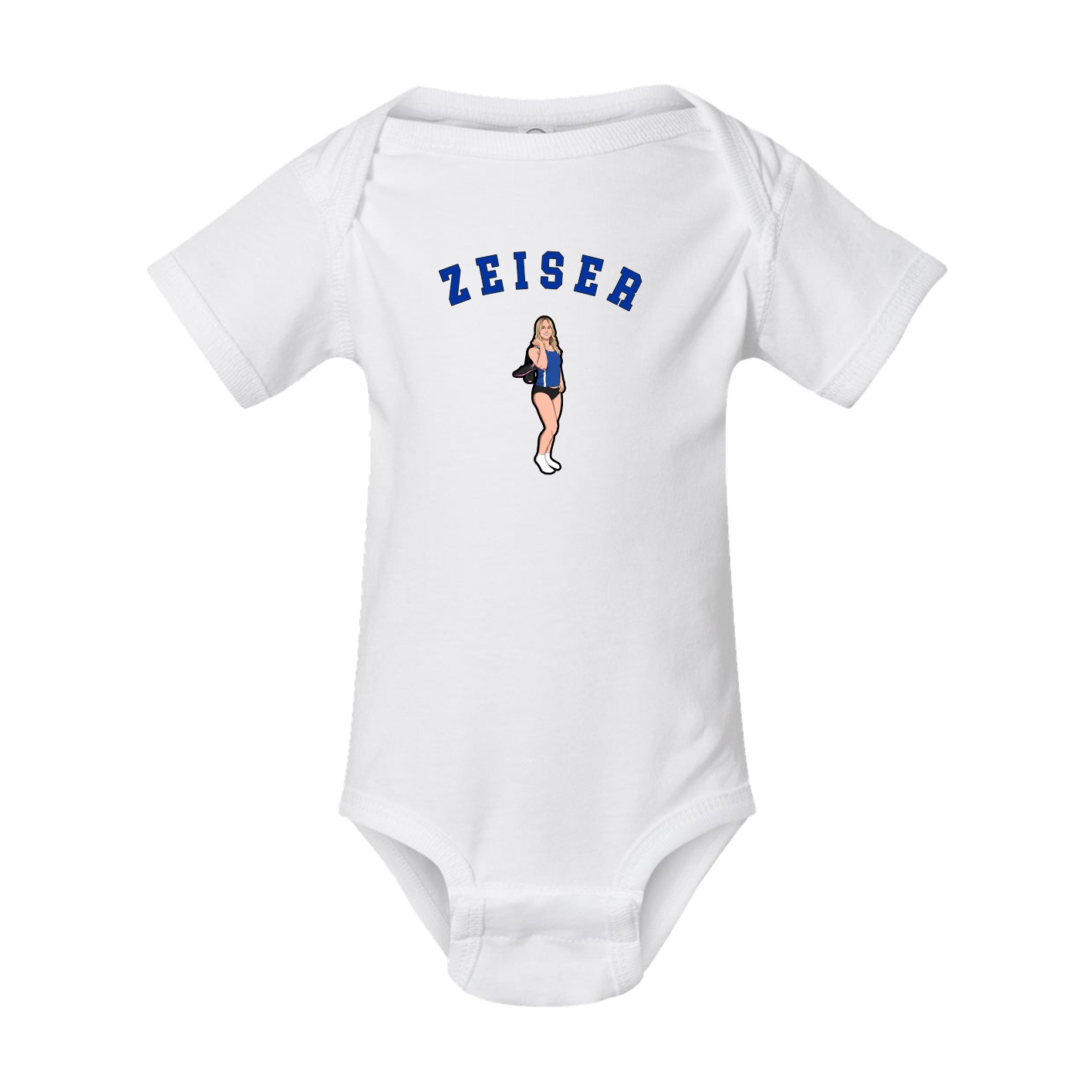 Baby Onesie — Shirsey Arch in White