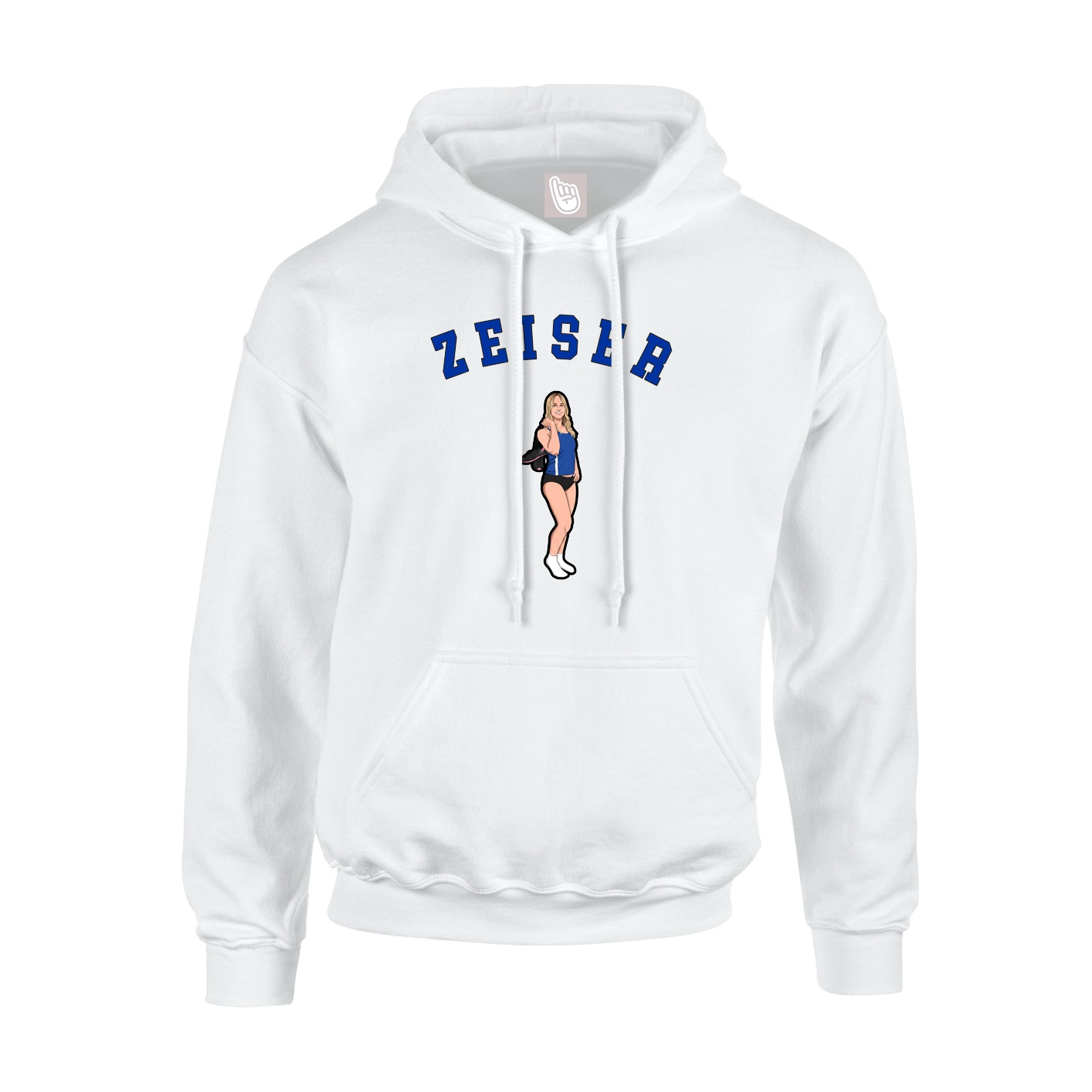 Hoodie — Shirsey Arch in White