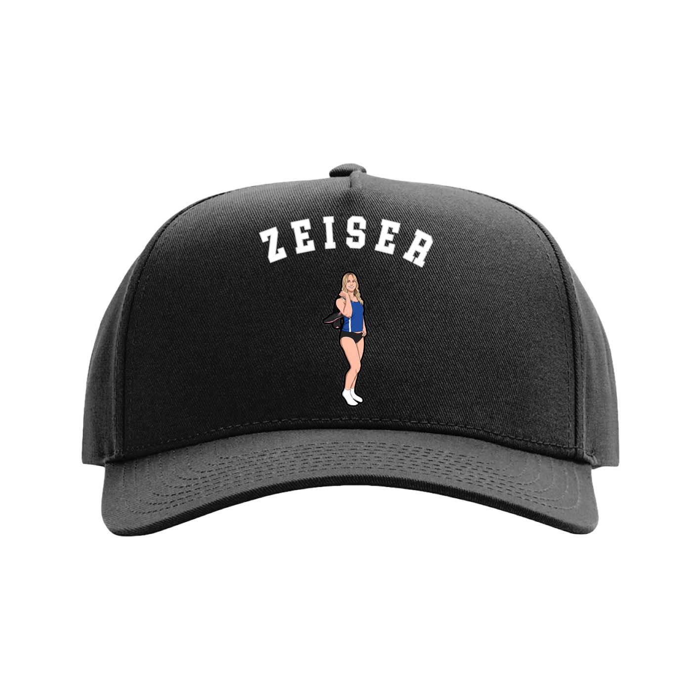 Full Fabric Five-Panel Champ Cap