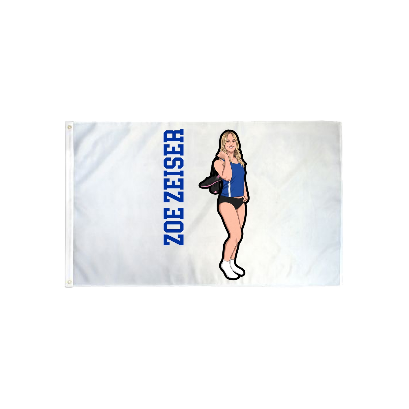 3x5 Flag — Name Vertical in Classic
