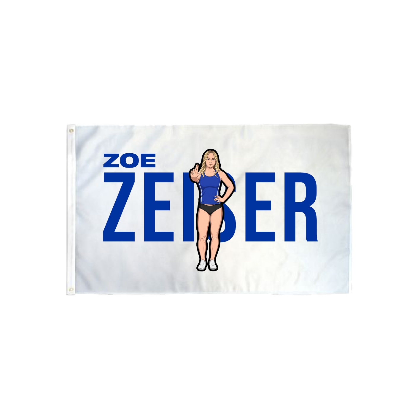 3x5 Flag — Player Name in Classic