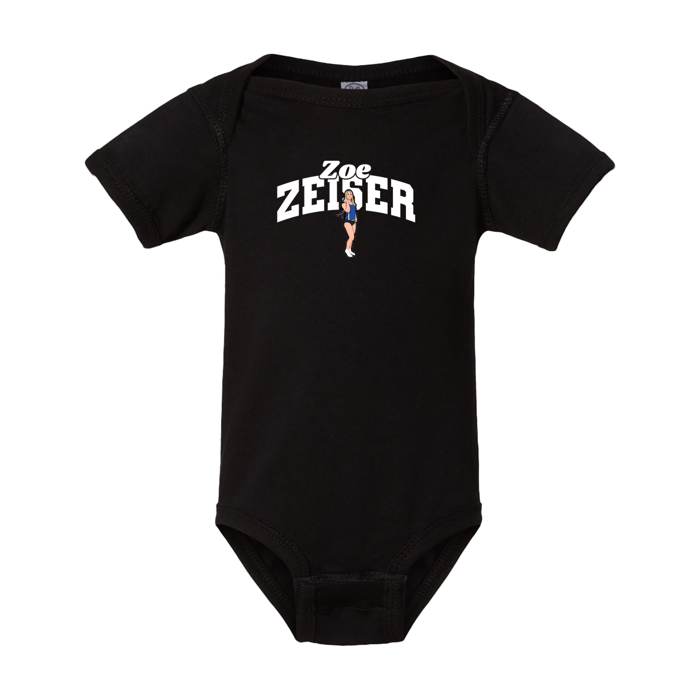 Baby Onesie — Signature Arch in Black