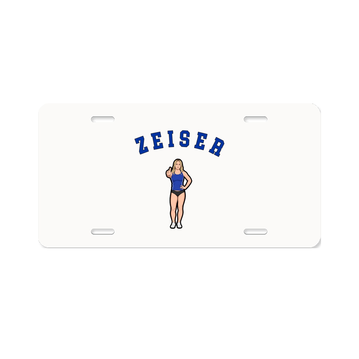 License Plate — Shirsey Arch in Classic