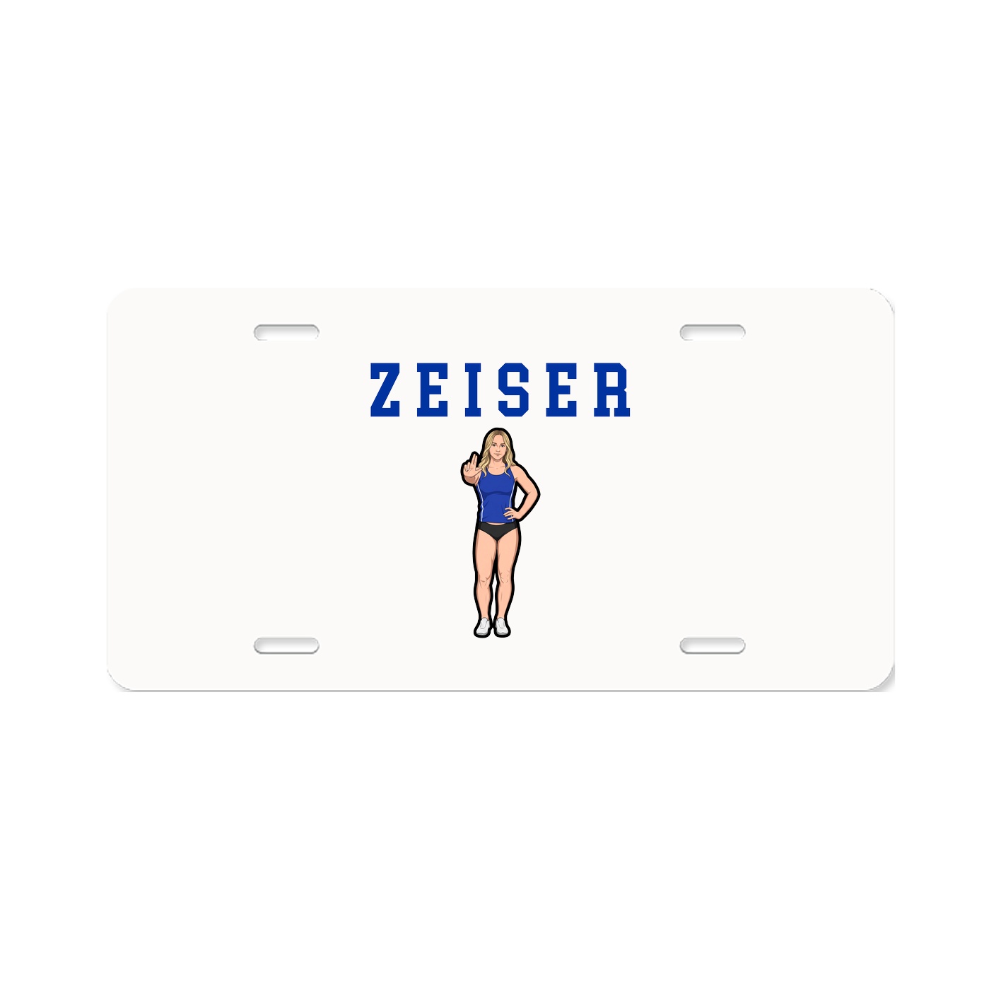 License Plate — Shirsey in Classic