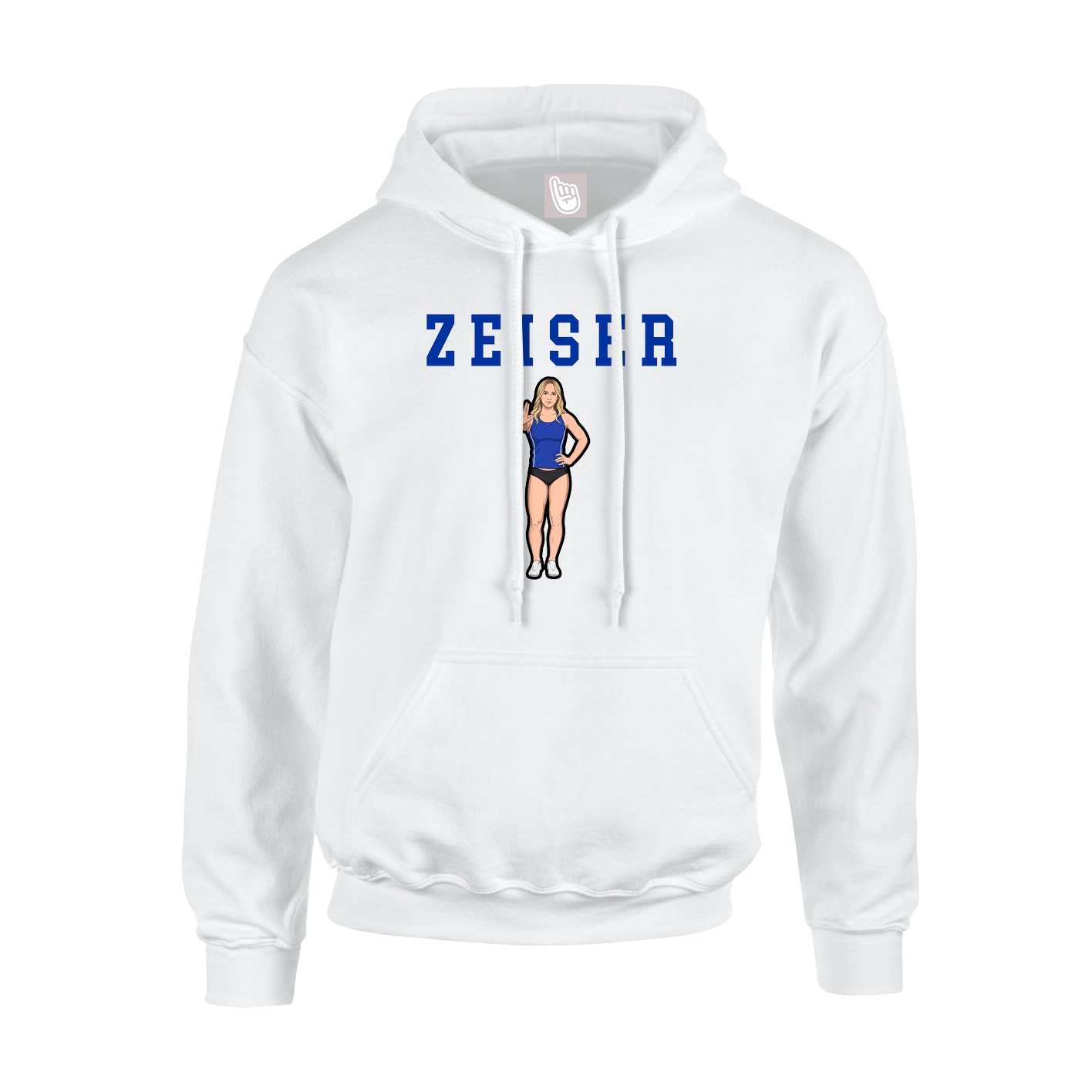 Youth Hoodie — Shirsey in White
