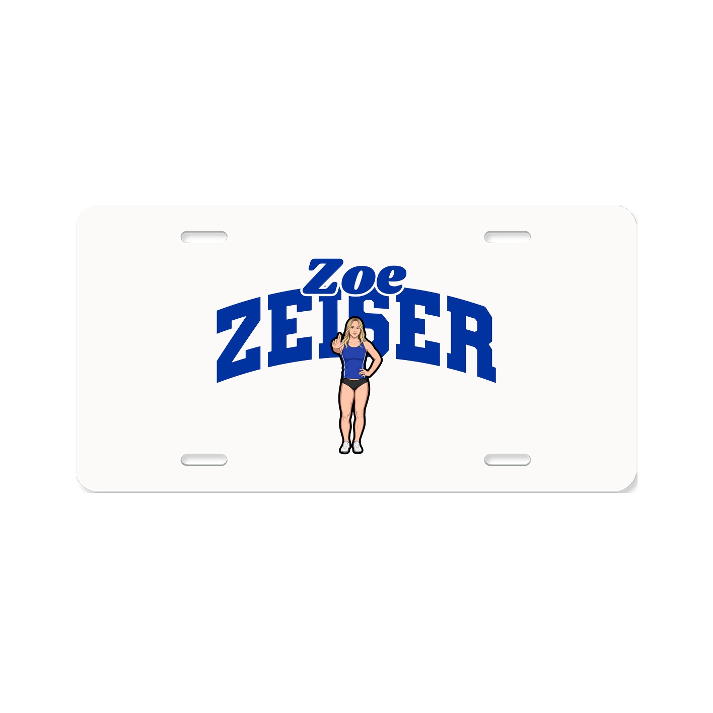 License Plate — Signature Arch in Classic