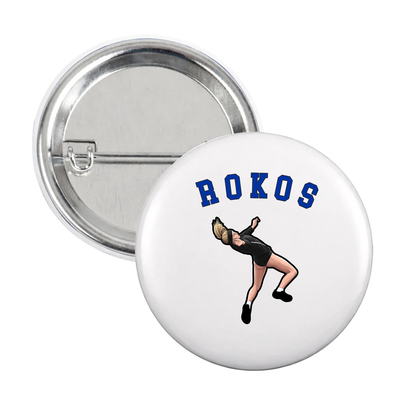 Game Day Button — Shirsey Arch in White