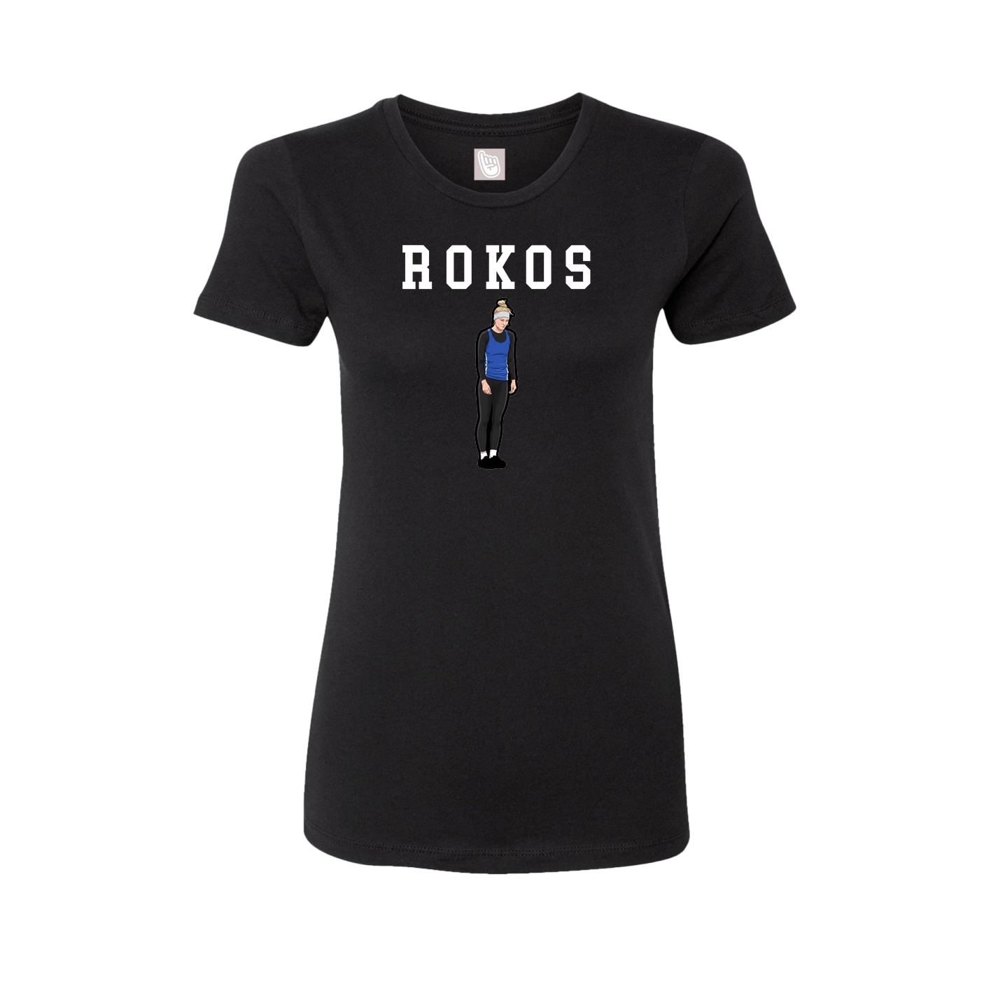 Fitted Women's Tee — Shirsey in Black