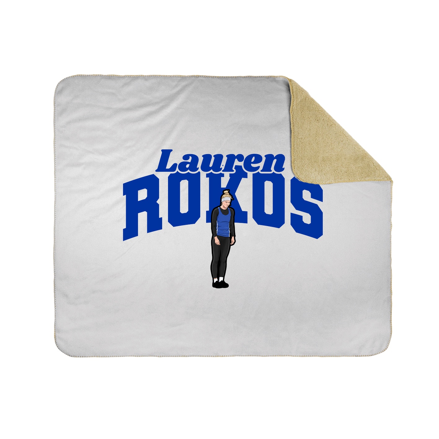 Throw Blanket — Signature Arch in White
