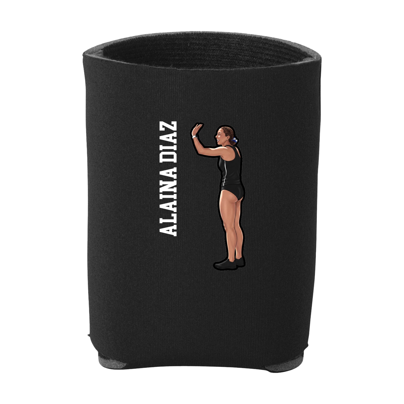Can Holder — Name Vertical in Black