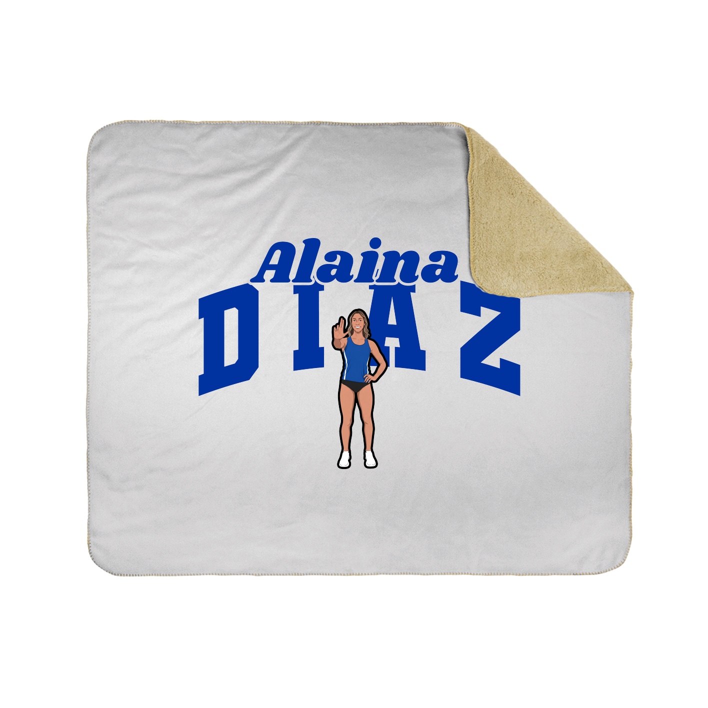 Throw Blanket — Signature Arch in White
