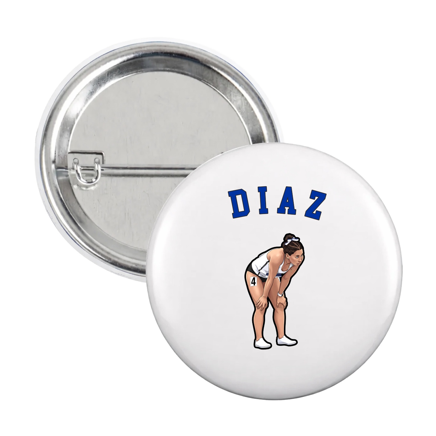 Game Day Button — Shirsey Arch in White