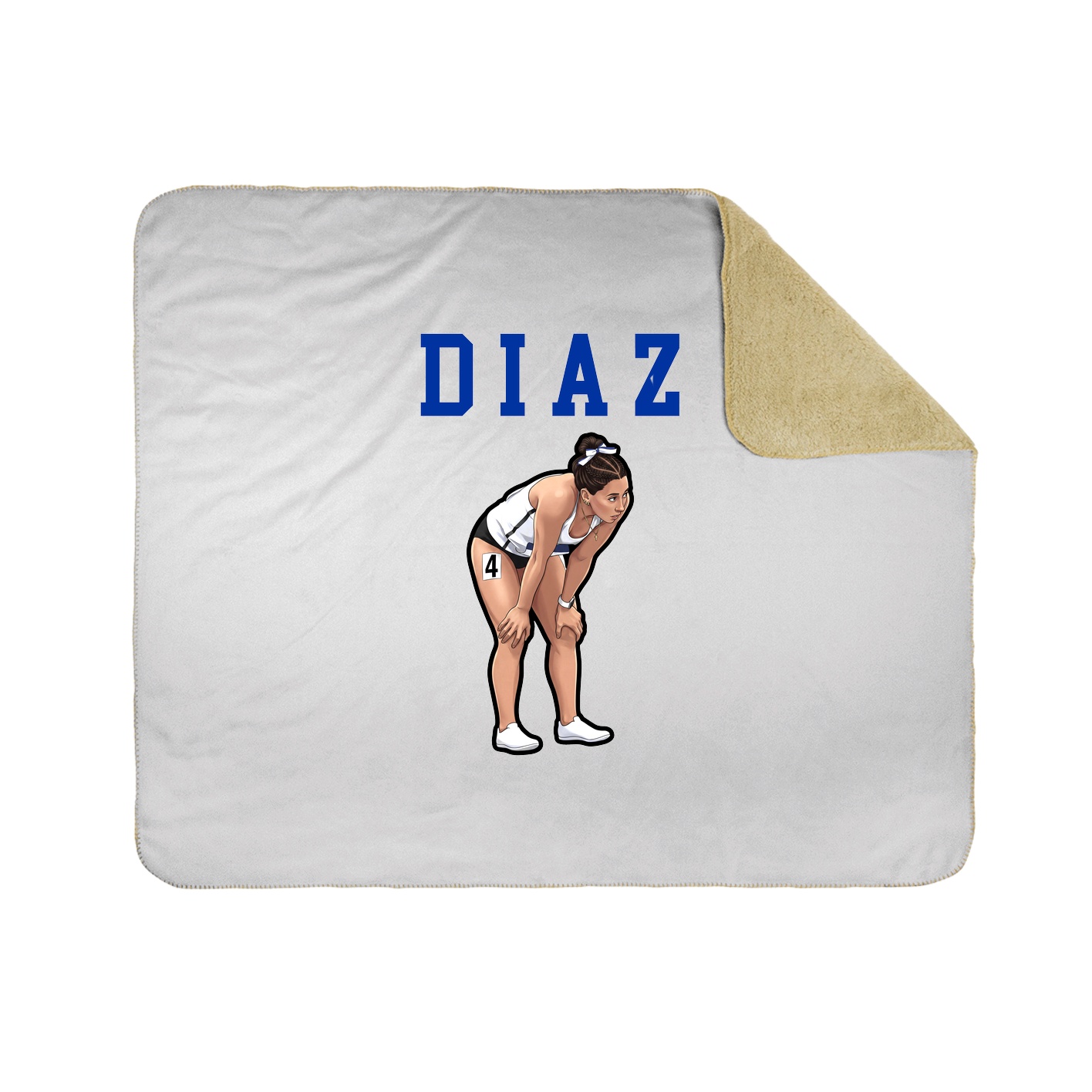 Throw Blanket — Shirsey in White