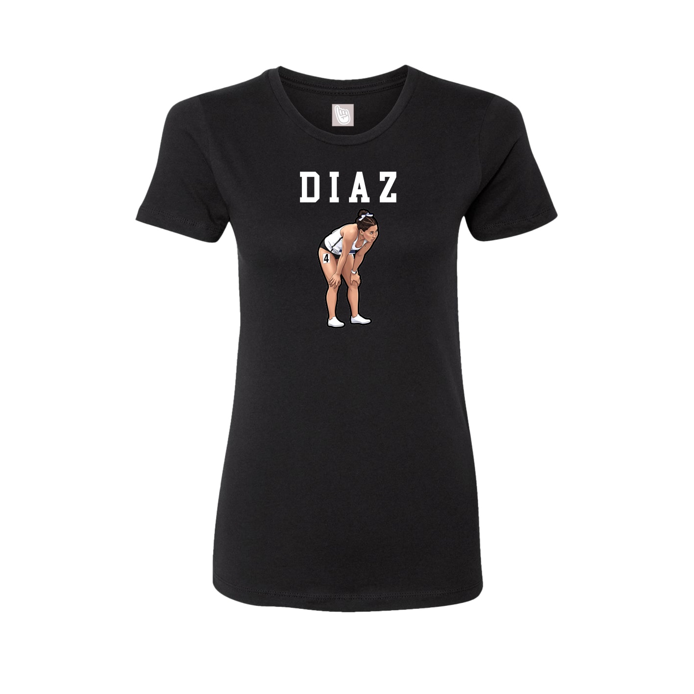 Fitted Women's Tee — Shirsey in Black
