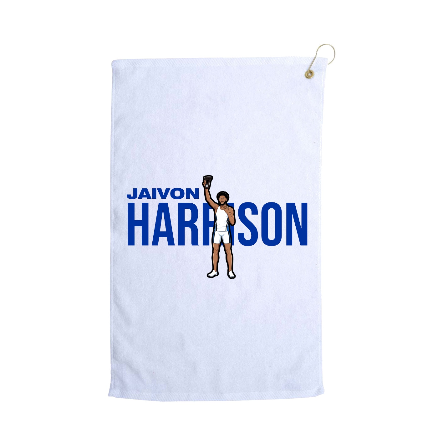 Golf Towel — Player Name in White