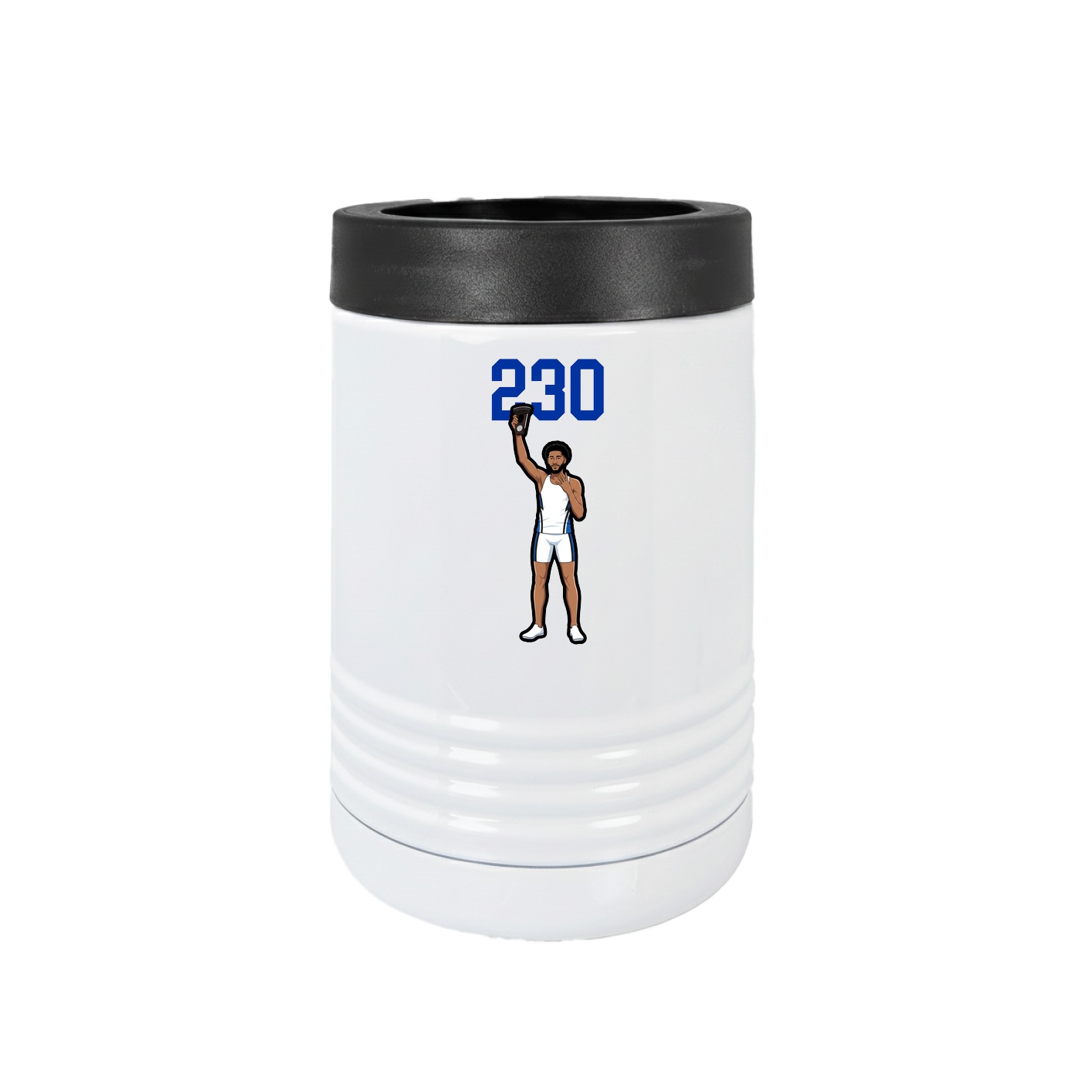 Beverage Holder — Number Top in White