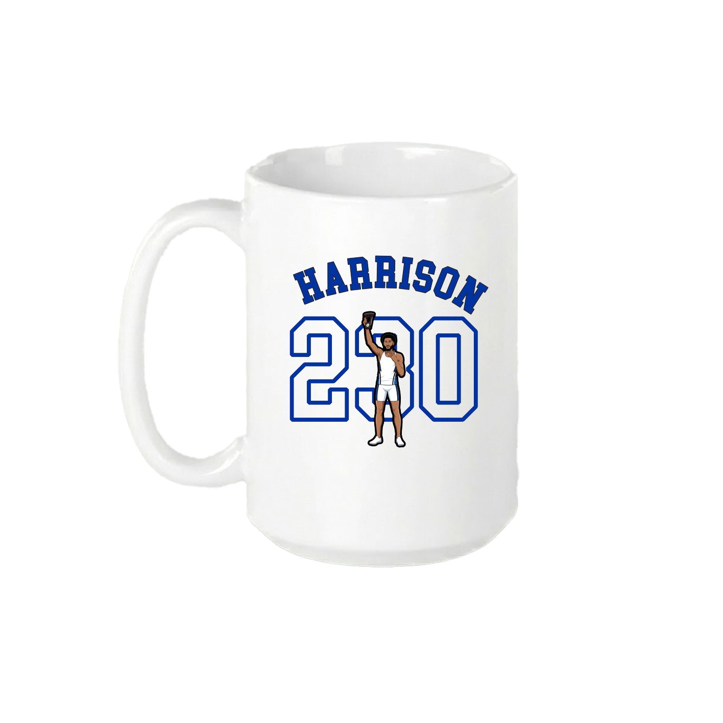 15oz Coffee Mug — Shirsey Arch in White