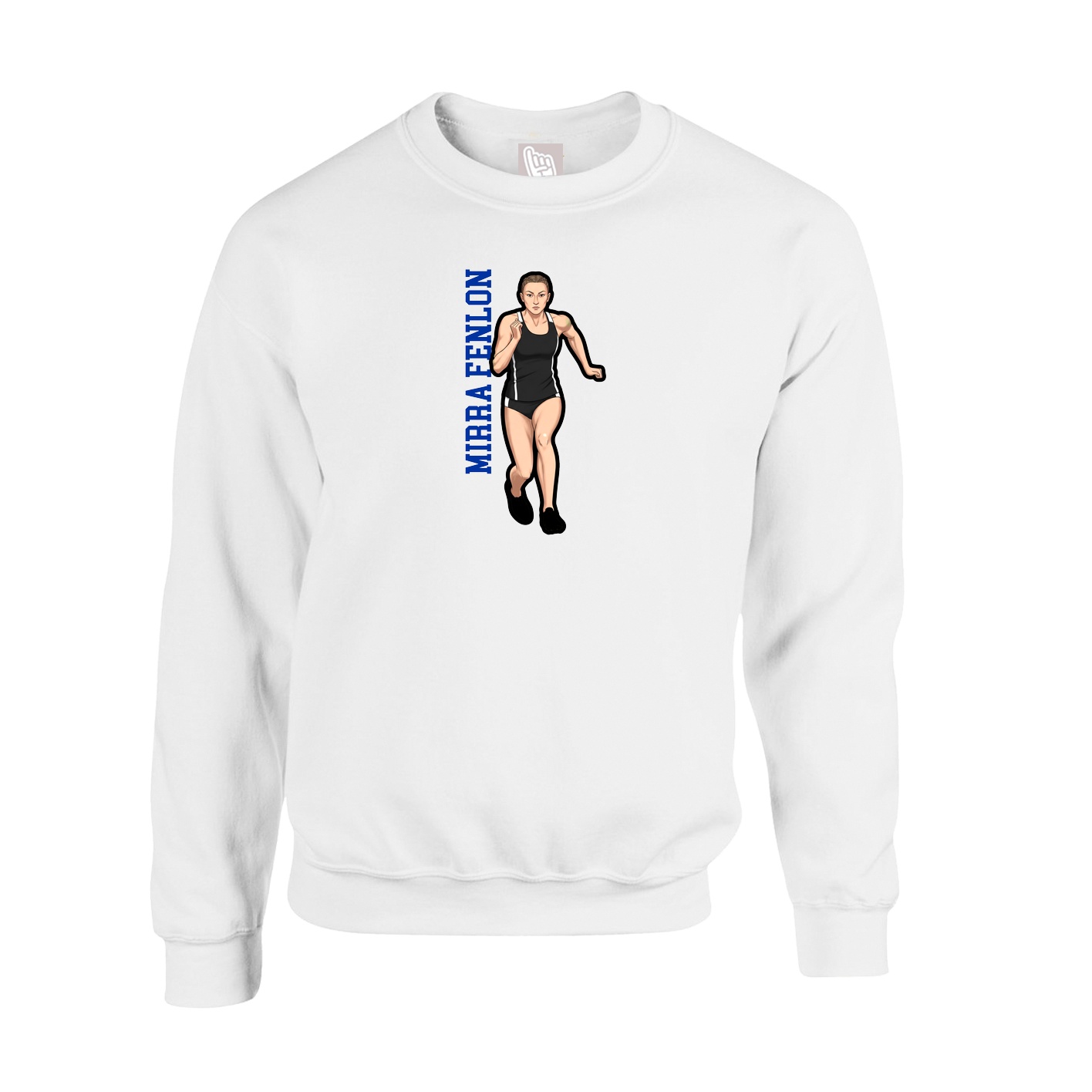Fleece Crew — Classic in White
