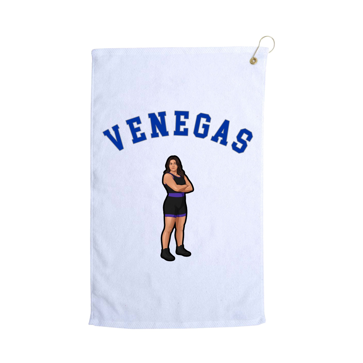 Golf Towel — Shirsey Arch in White