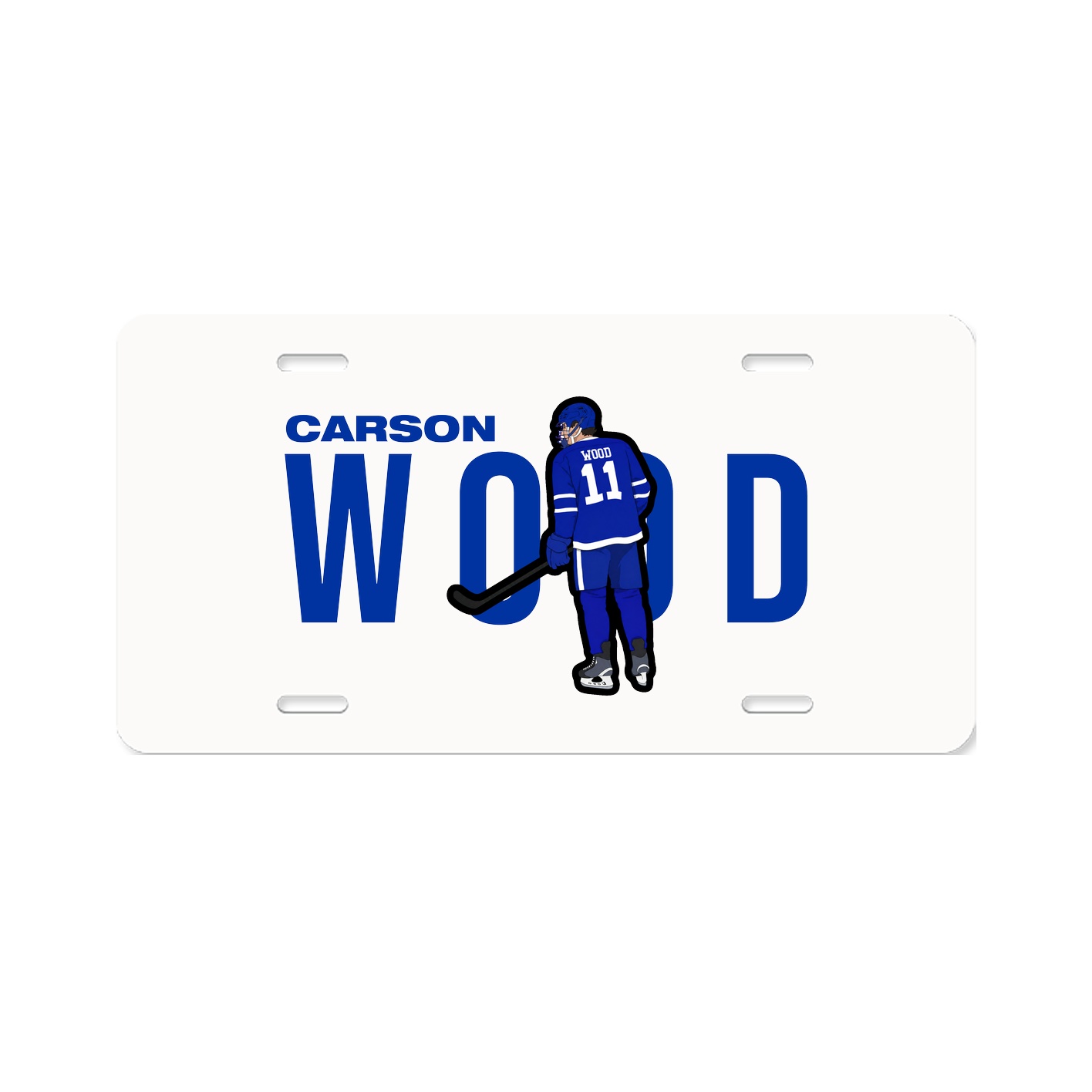 License Plate — Player Name in Classic