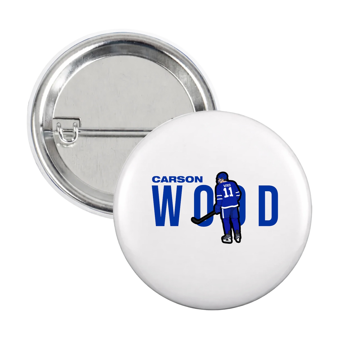 Game Day Button — Player Name in White