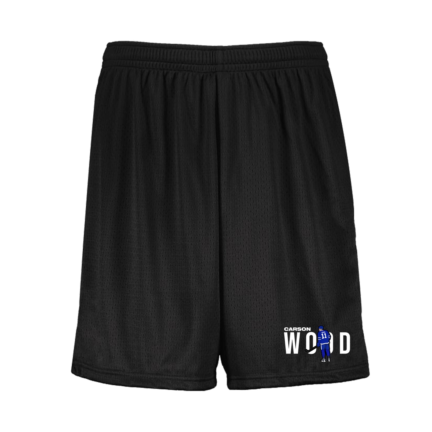 Shorts — Player Name in Black