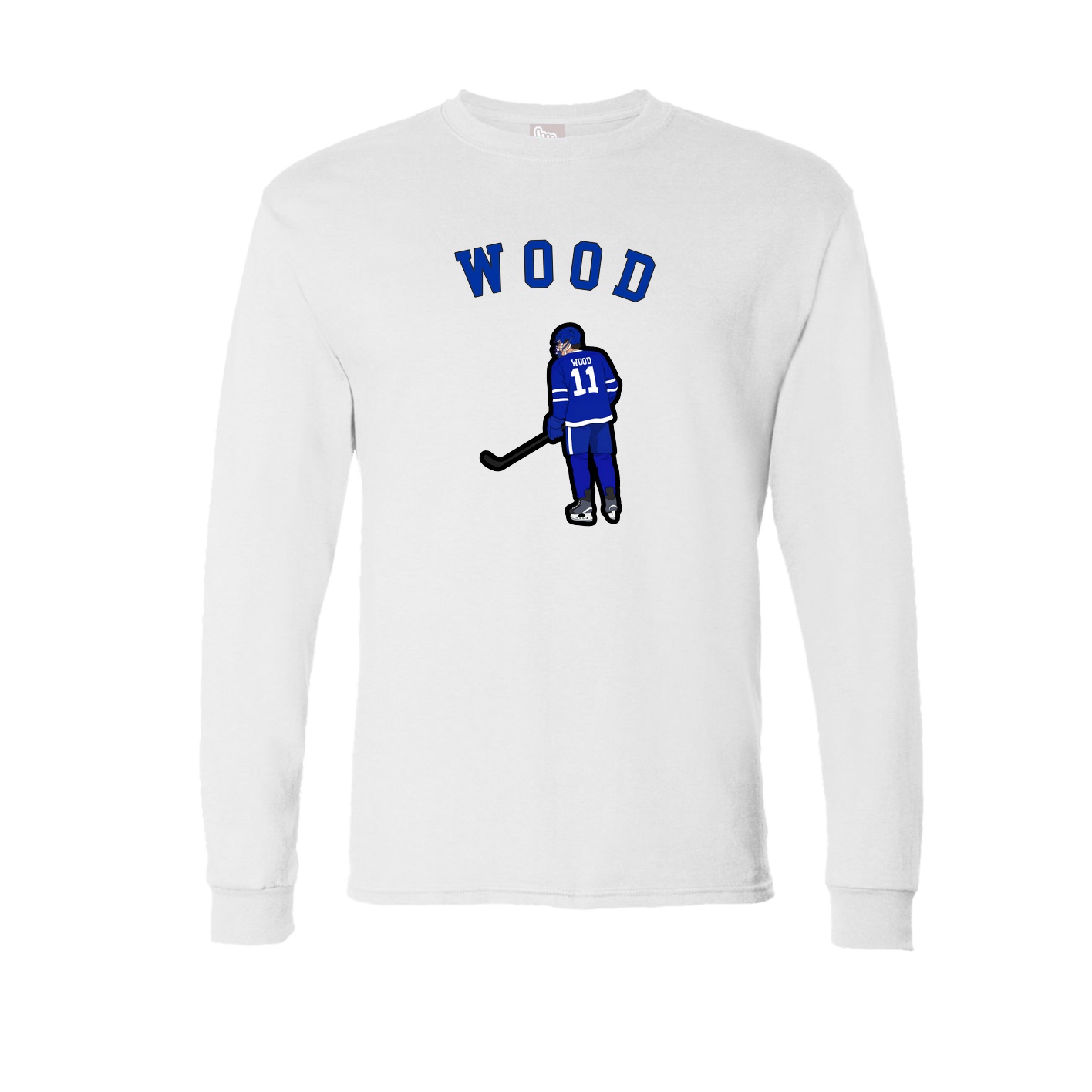 Long Sleeve Tee — Shirsey Arch in White