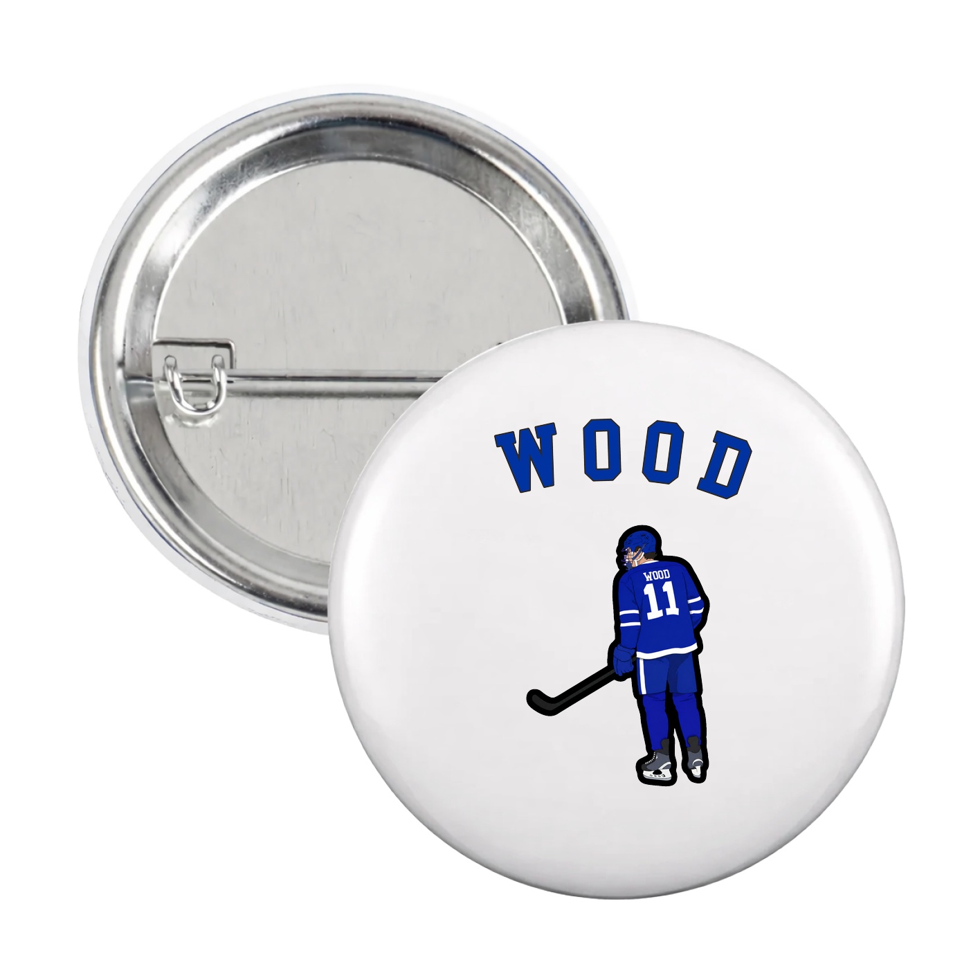 Game Day Button — Shirsey Arch in White