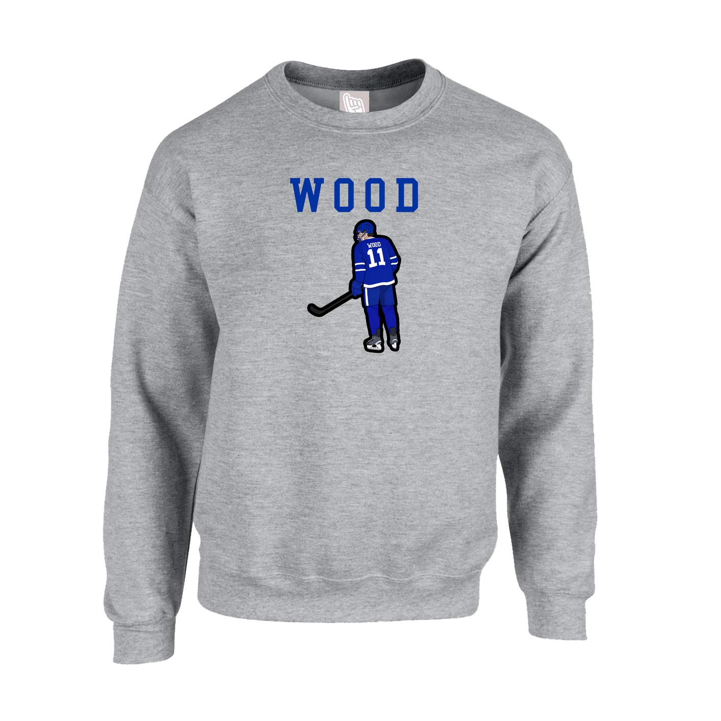 Fleece Crew — Shirsey in Grey