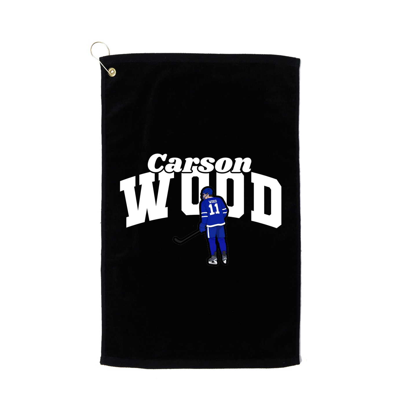Golf Towel — Signature Arch in Black