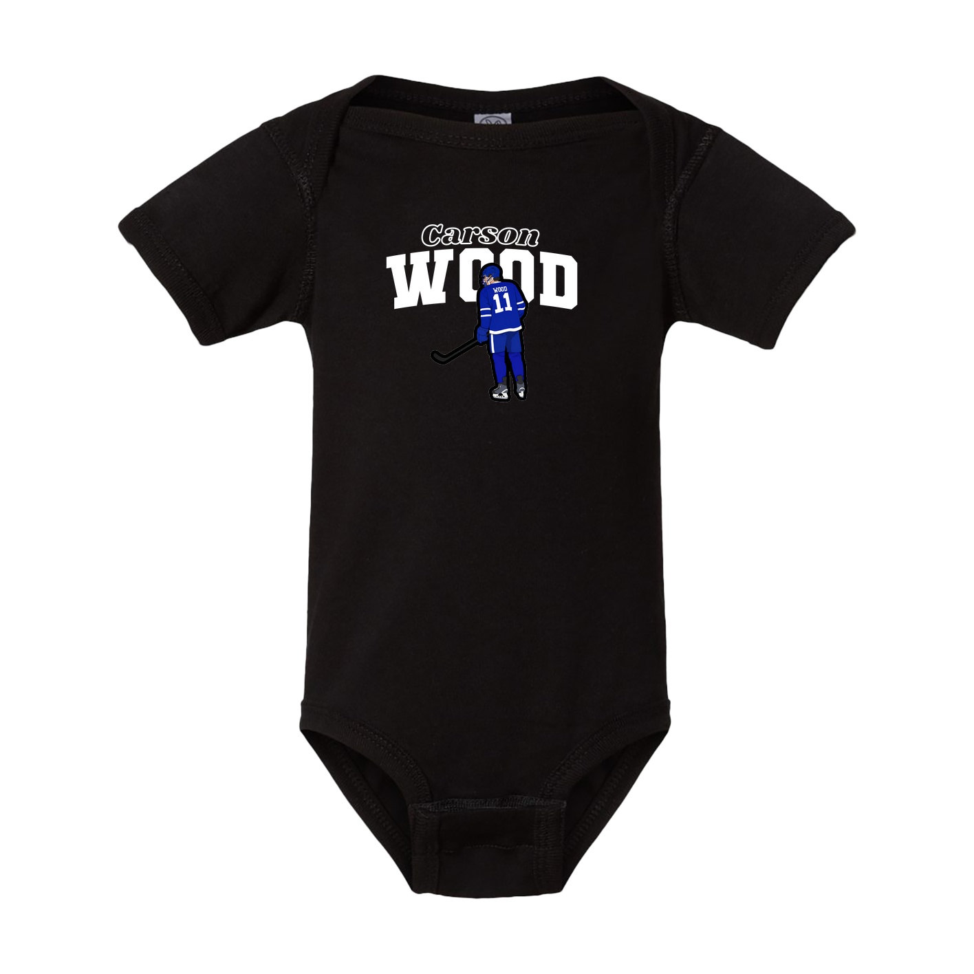 Baby Onesie — Name Arch in Black