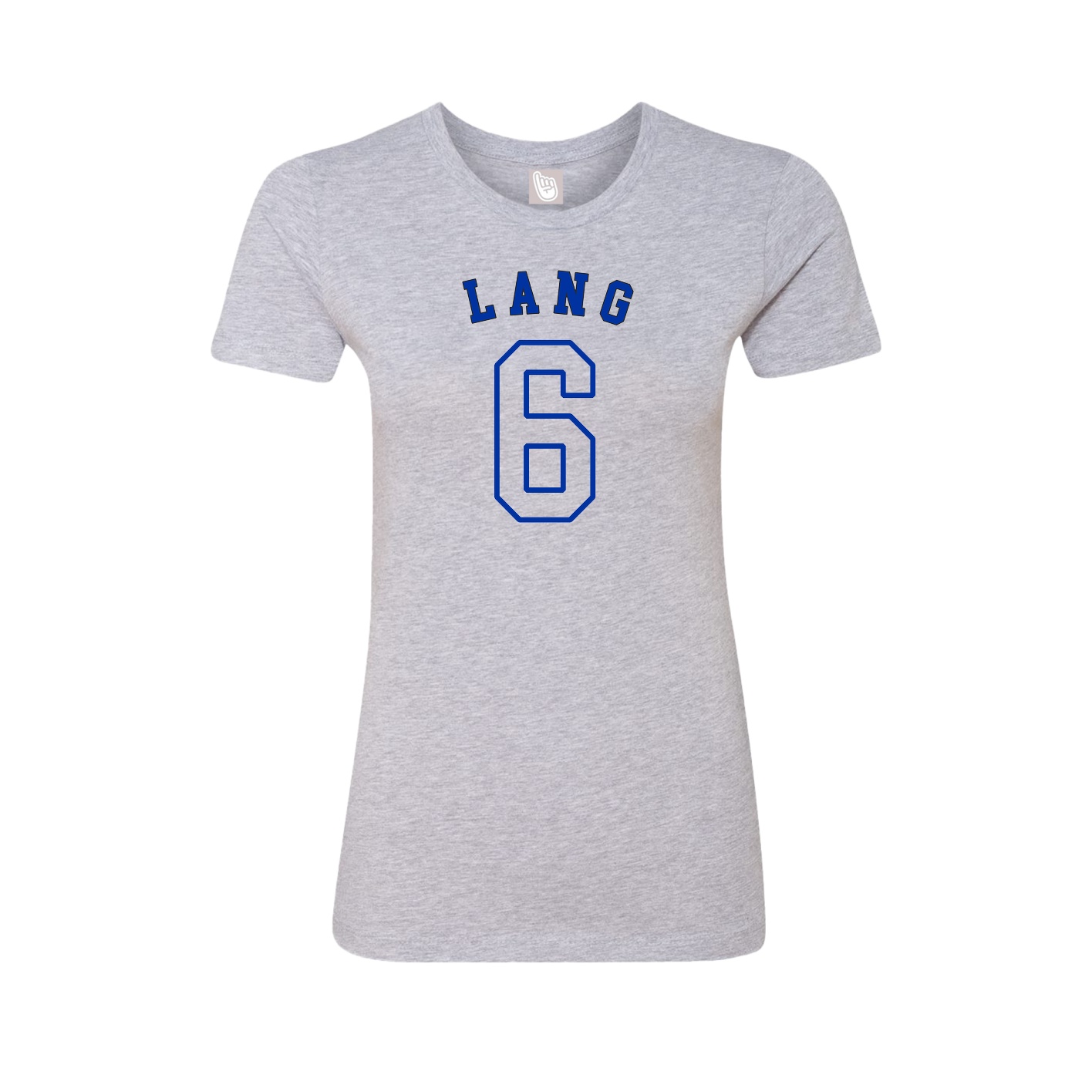 Fitted Women's Tee — Shirsey Arch in Grey