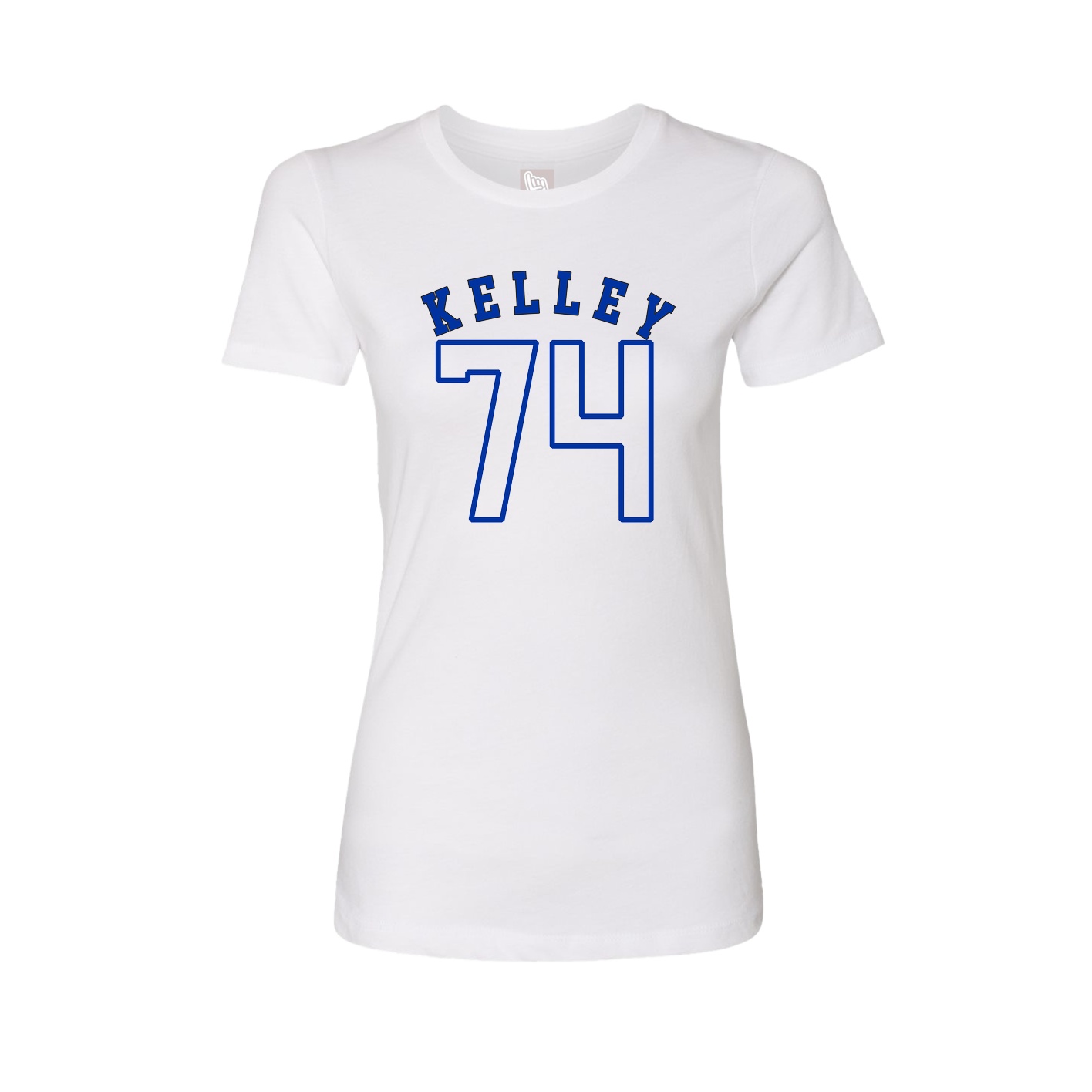 Fitted Women's Tee — Shirsey Arch in White
