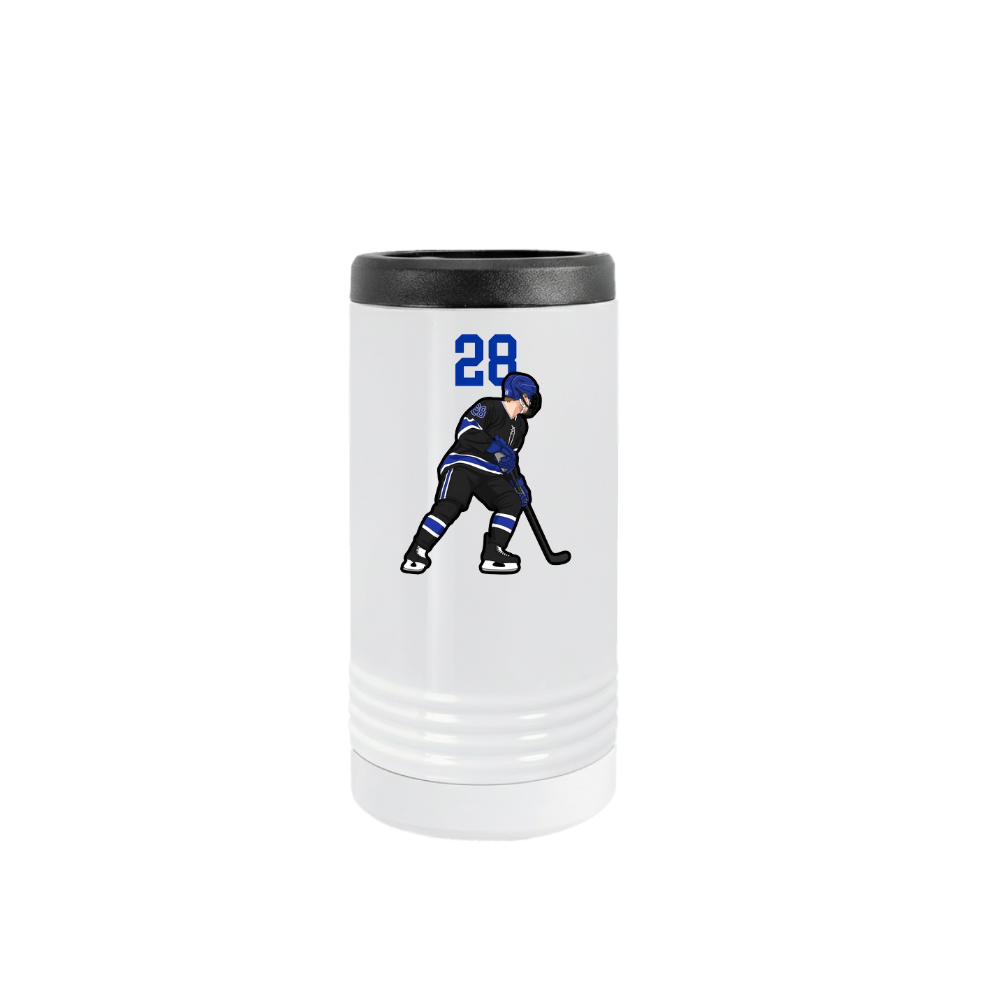 Slim Beverage Holder — Number Top in White