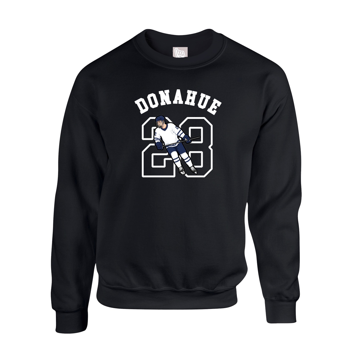 Fleece Crew — Shirsey Arch in Black
