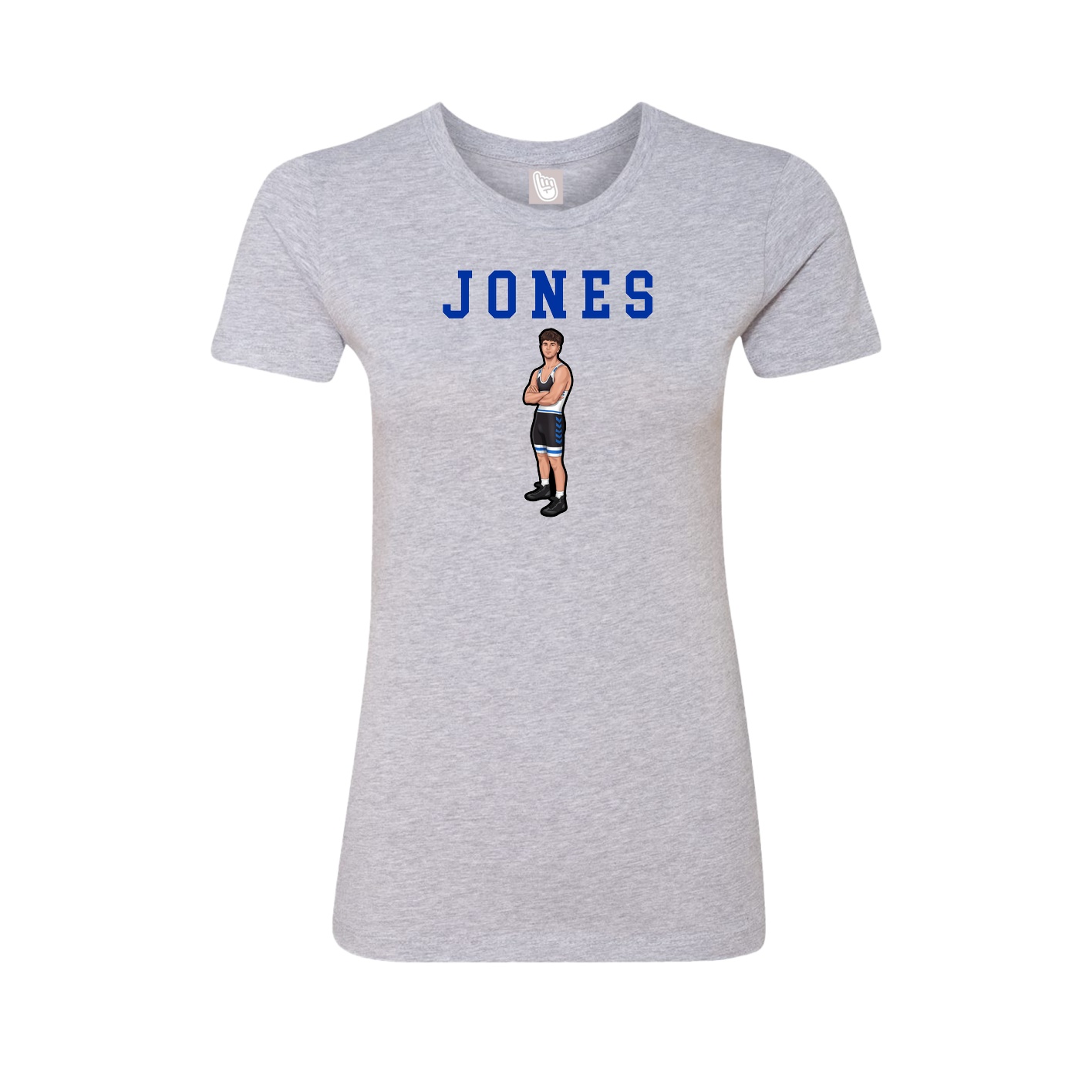 Fitted Women's Tee — Shirsey in Grey