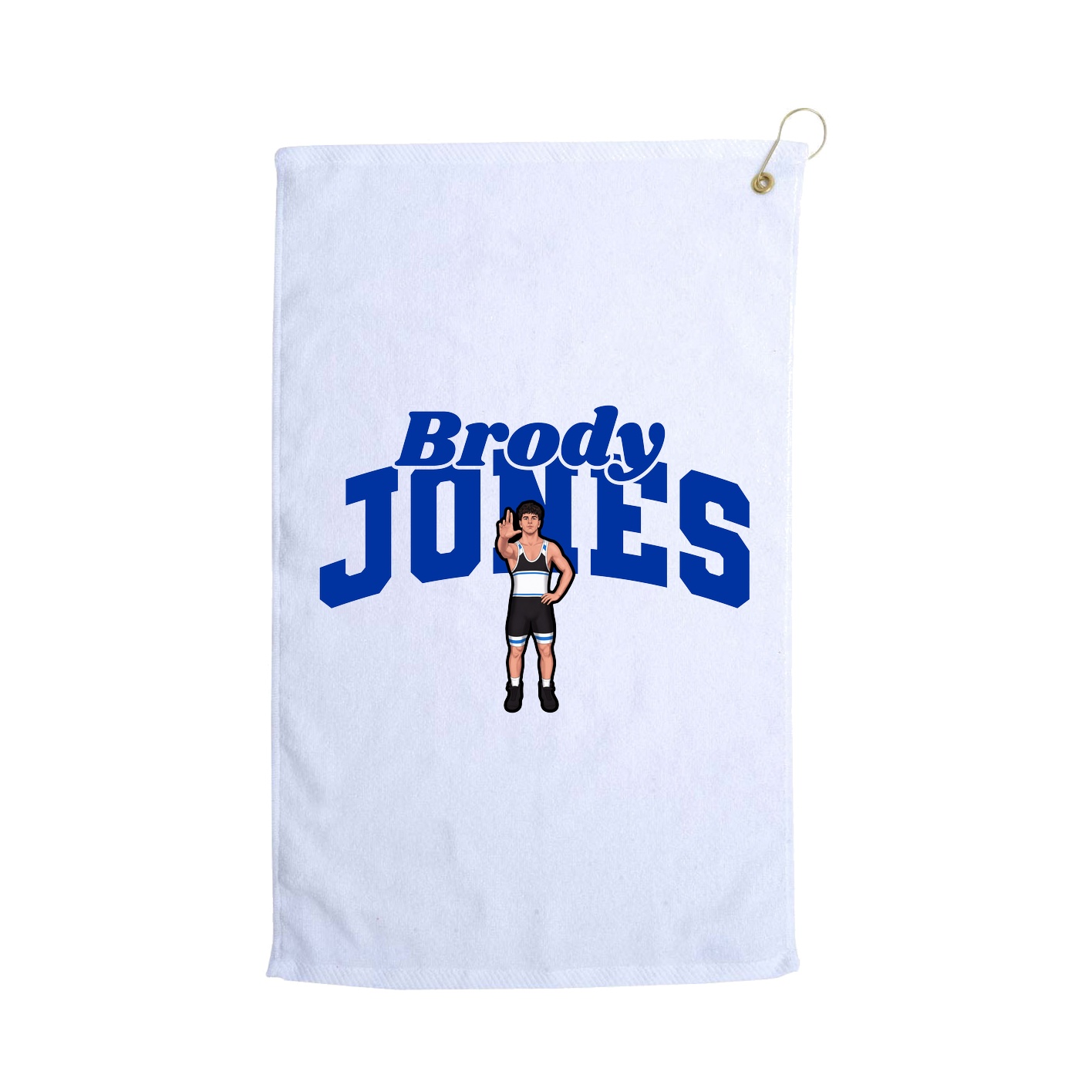 Golf Towel — Signature Arch in White