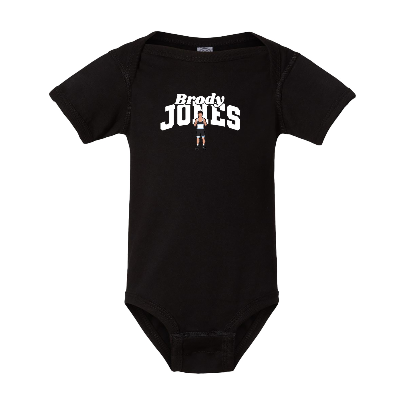 Baby Onesie — Signature Arch in Black