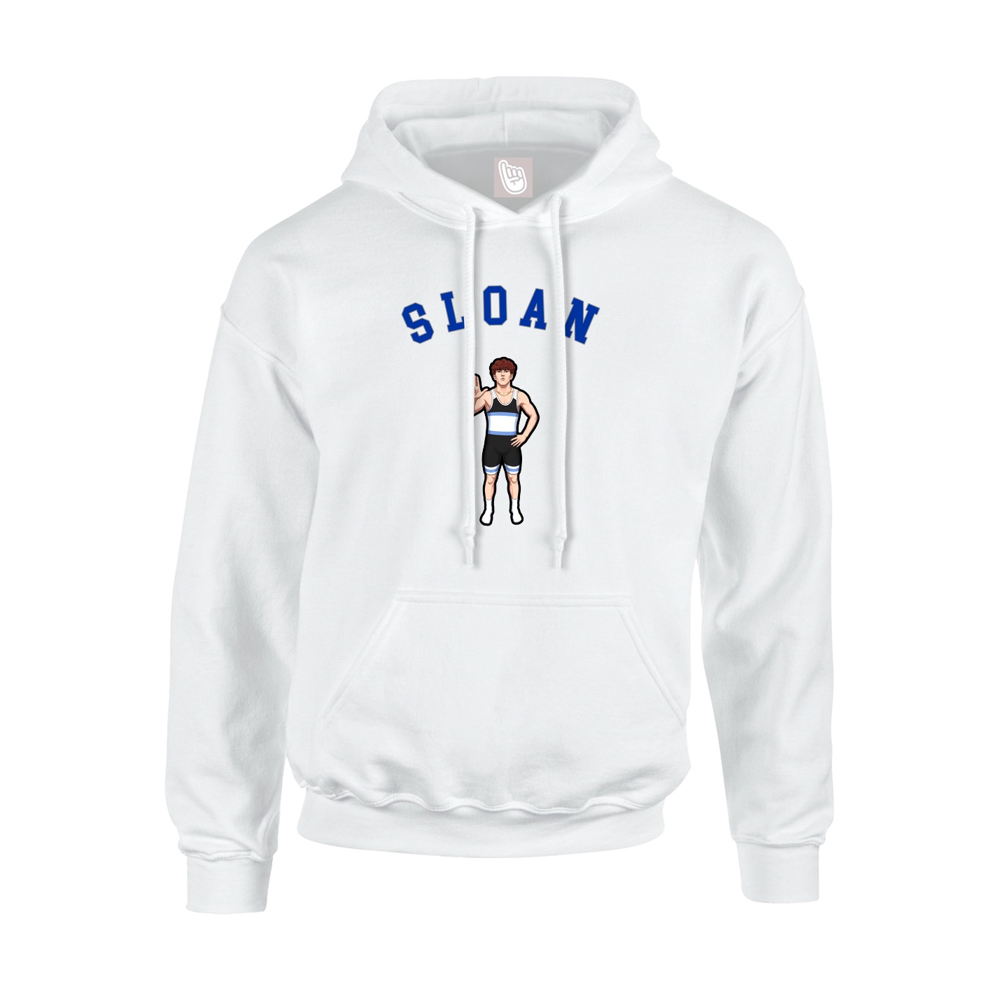 Hoodie — Shirsey Arch in White